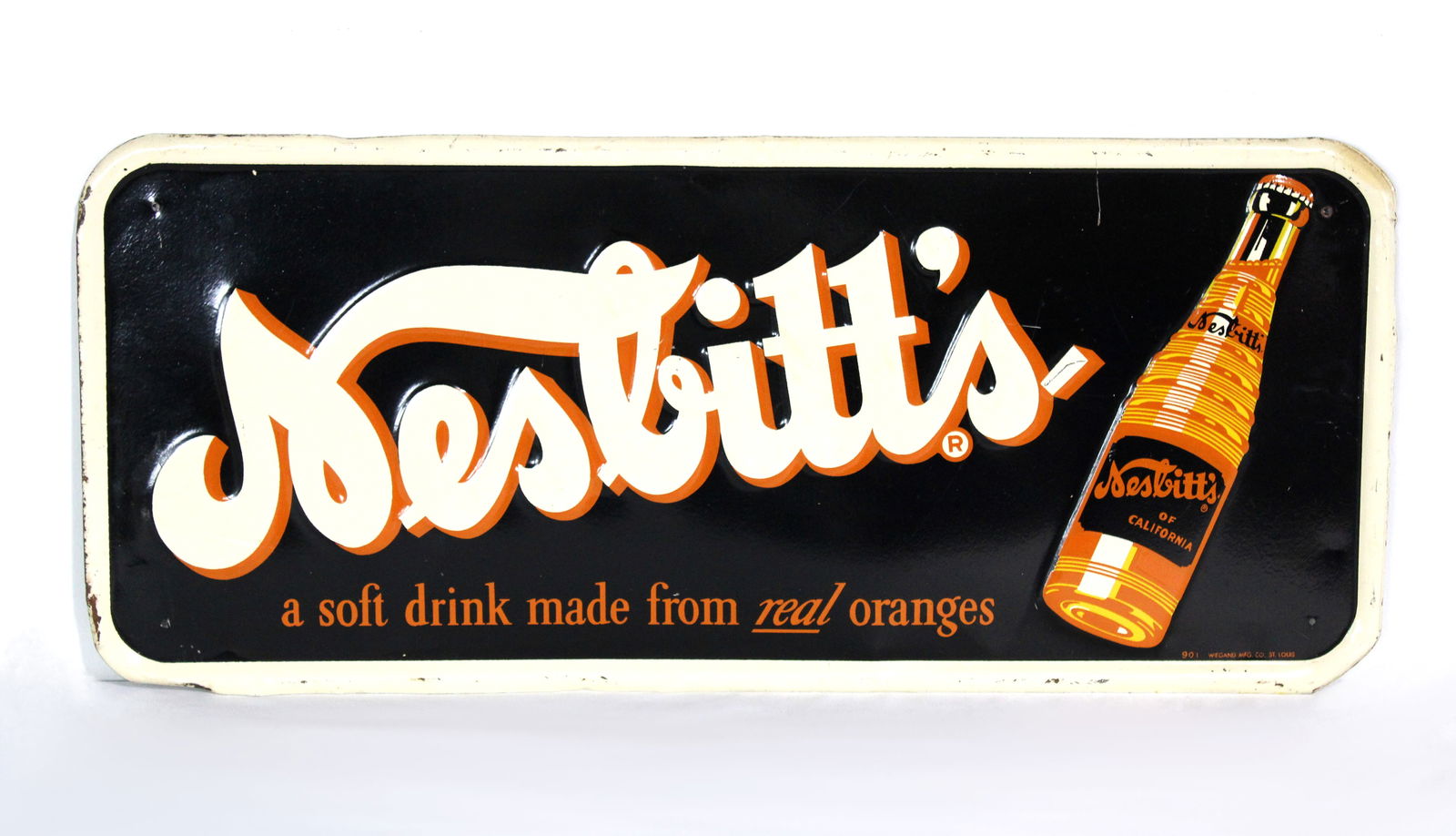 Nesbitt's Soft Drink Embossed Sign (1 of 3)