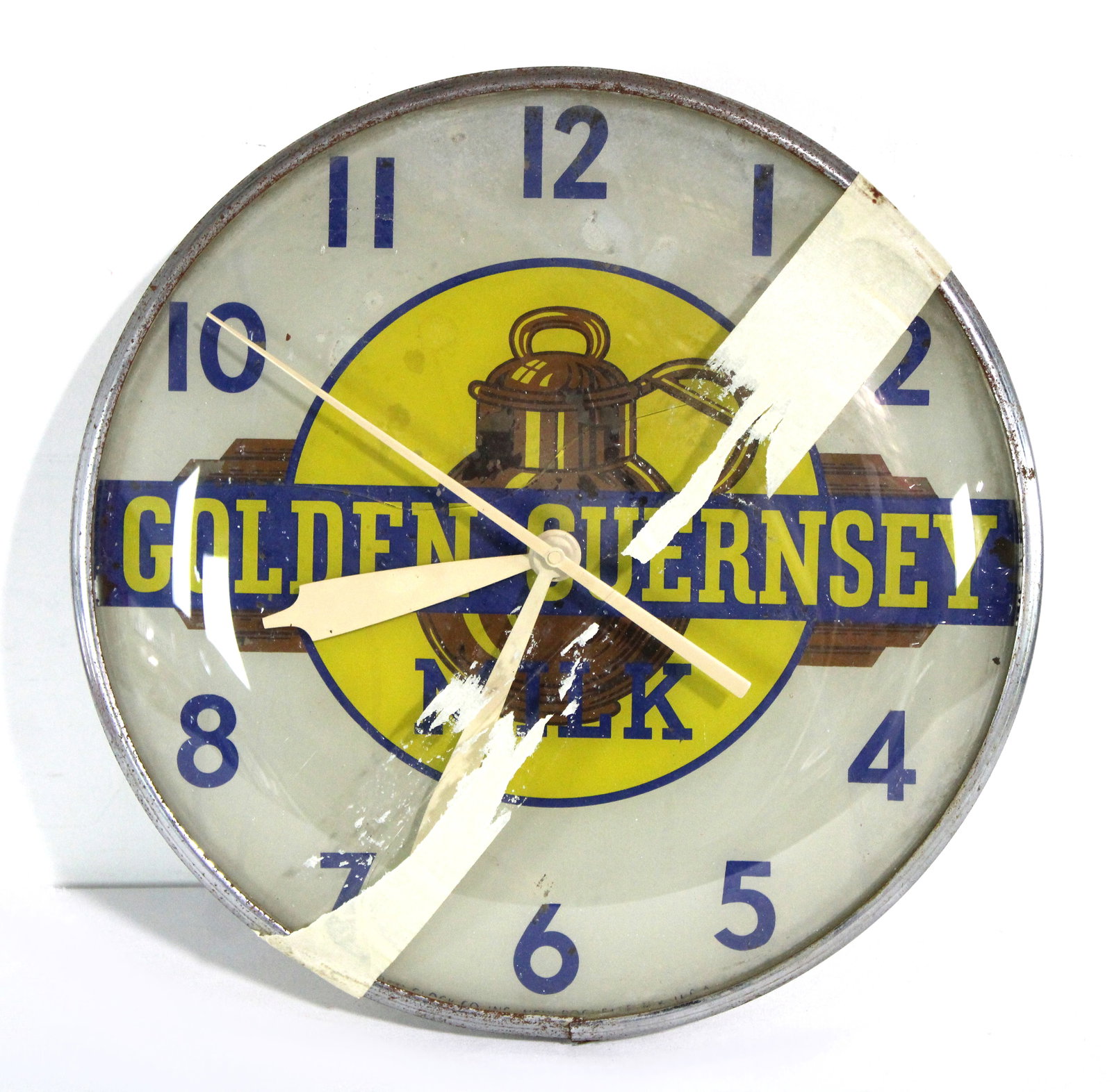Golden Guernsey Milk Lighted Pam Clock (1 of 3)