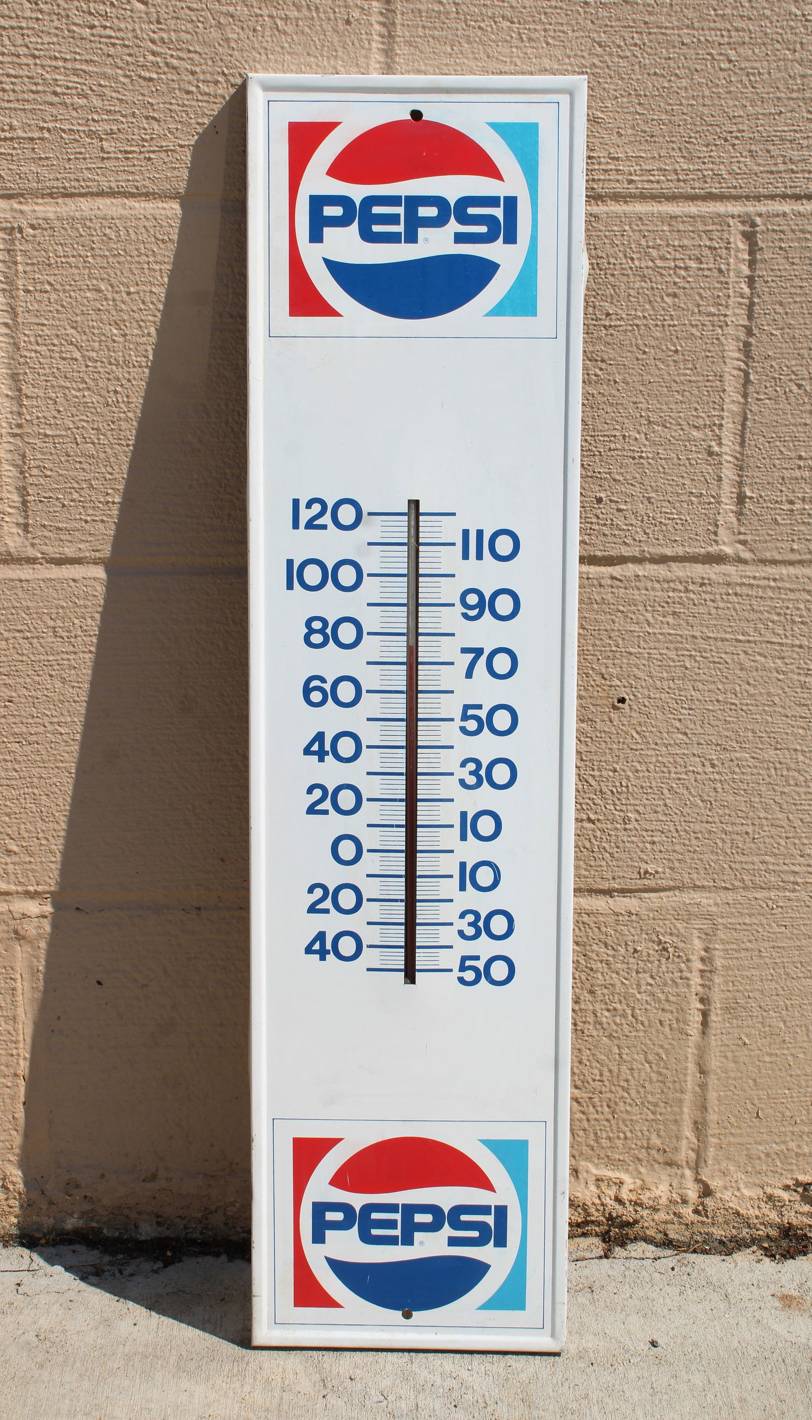 Pepsi Thermometer, Stout Sign Co. (1 of 3)
