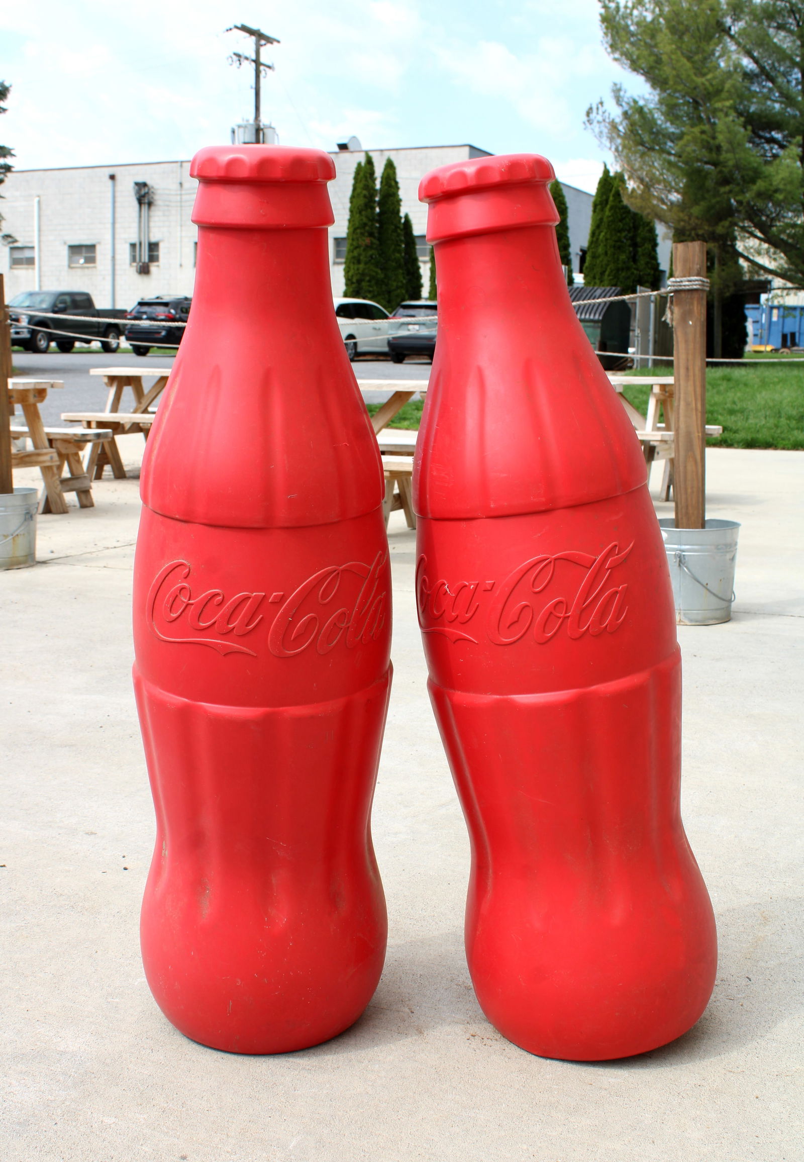 Oversized Coca Cola Bottle Store Displays (1 of 3)