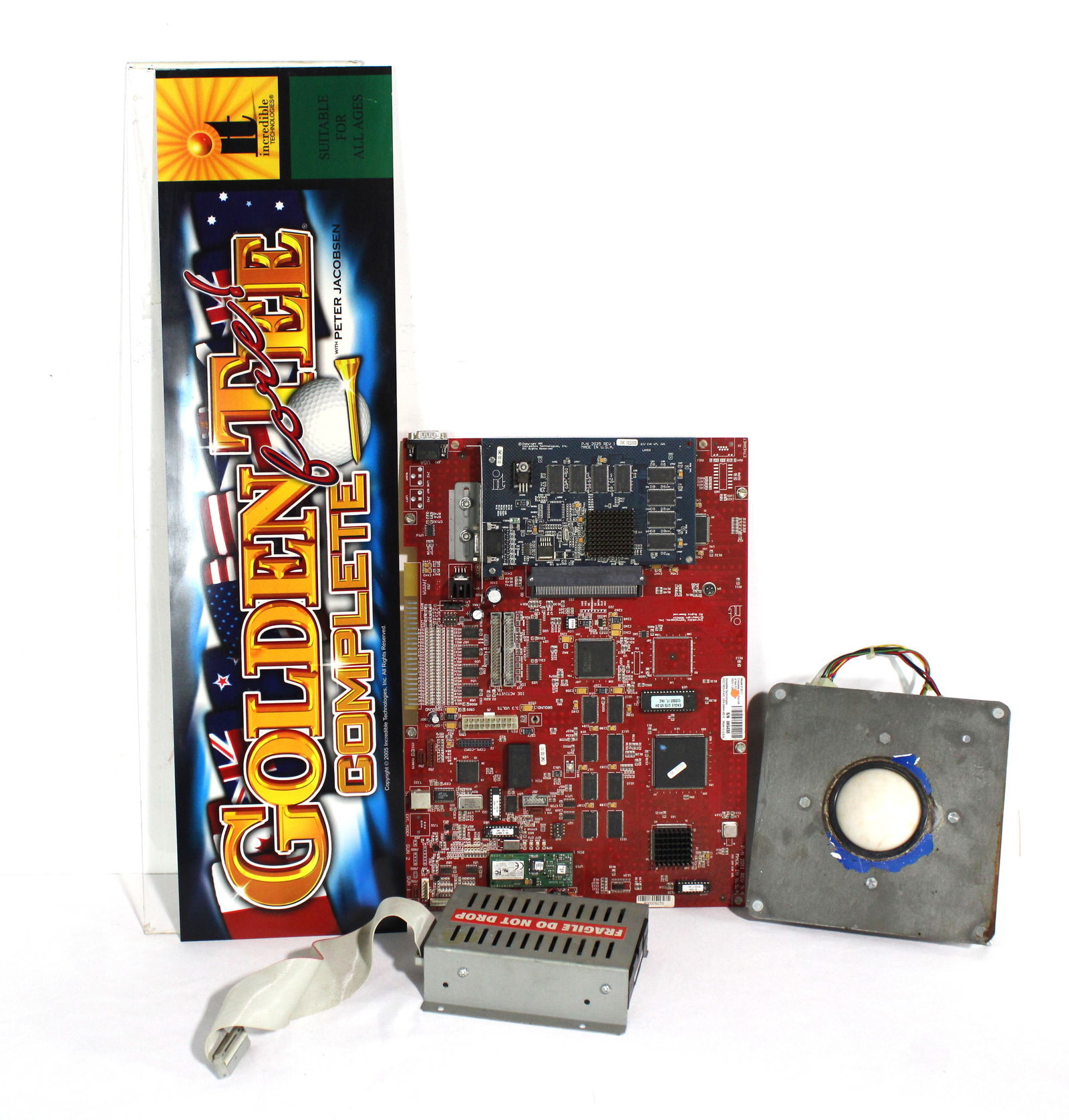 Golden Tee Board, Header, Hard Drive and Trackball (1 of 3)