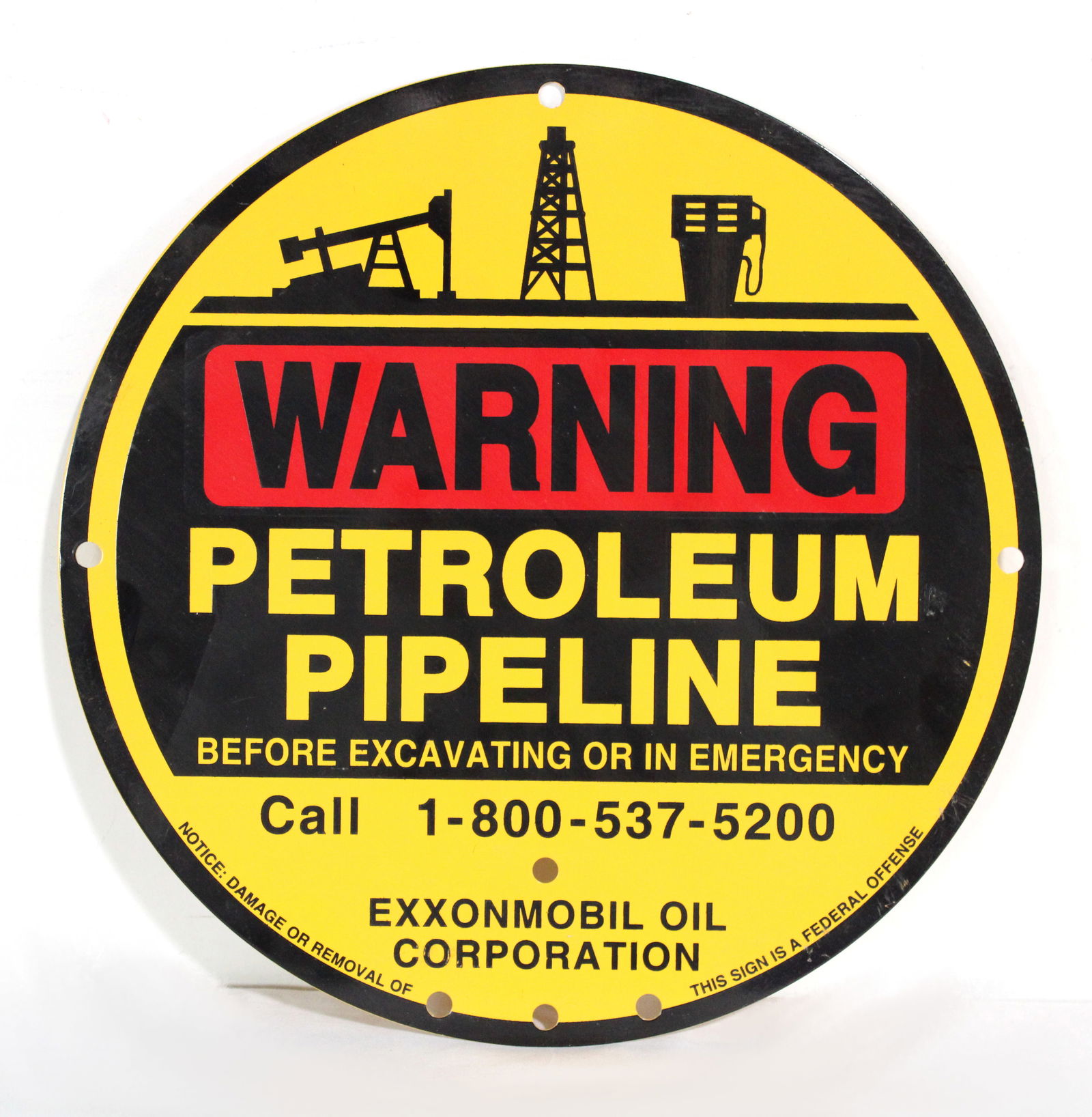Petroleum Pipeline, Exxonmobil Oil Sign (1 of 1)