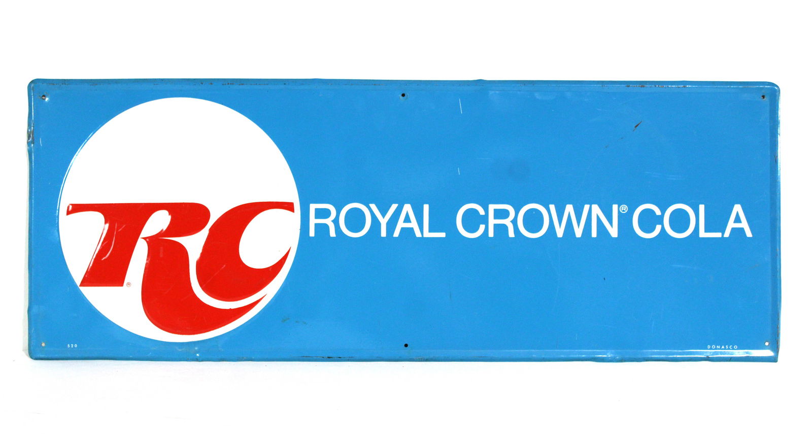 RC Royal Crown Cola Embossed Tin Sign, Donasco (1 of 3)