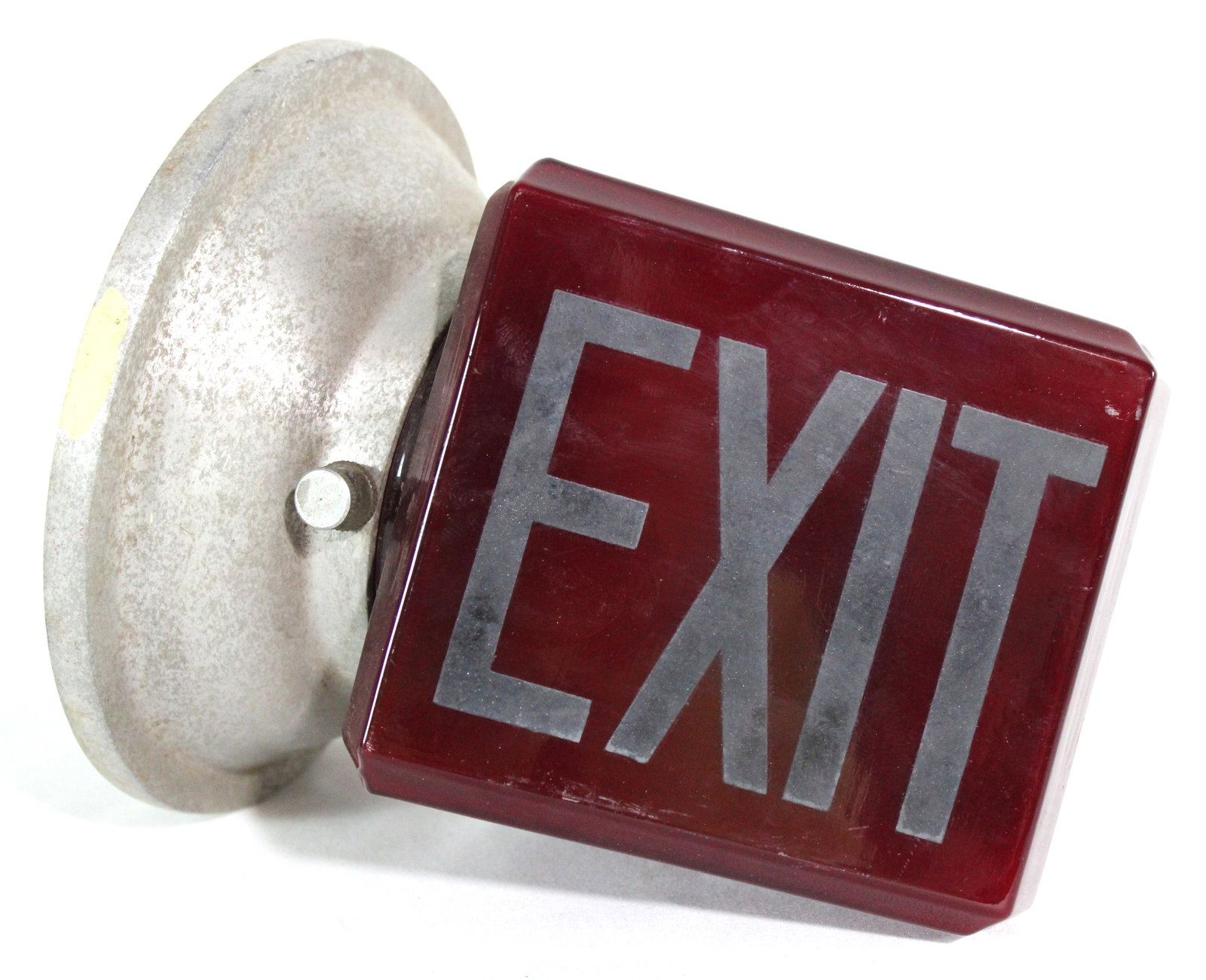 Ruby Glass Exit Sign (1 of 4)