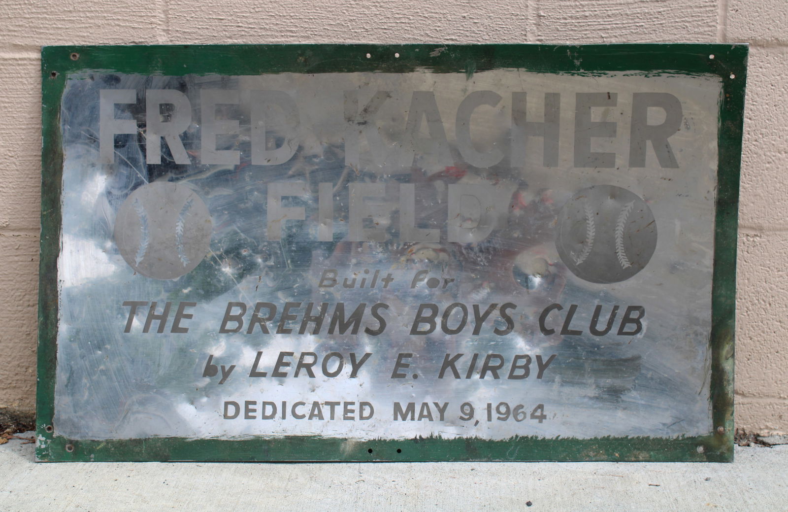 1960s Baseball Diamond Sign - Baltimore, MD (1 of 1)