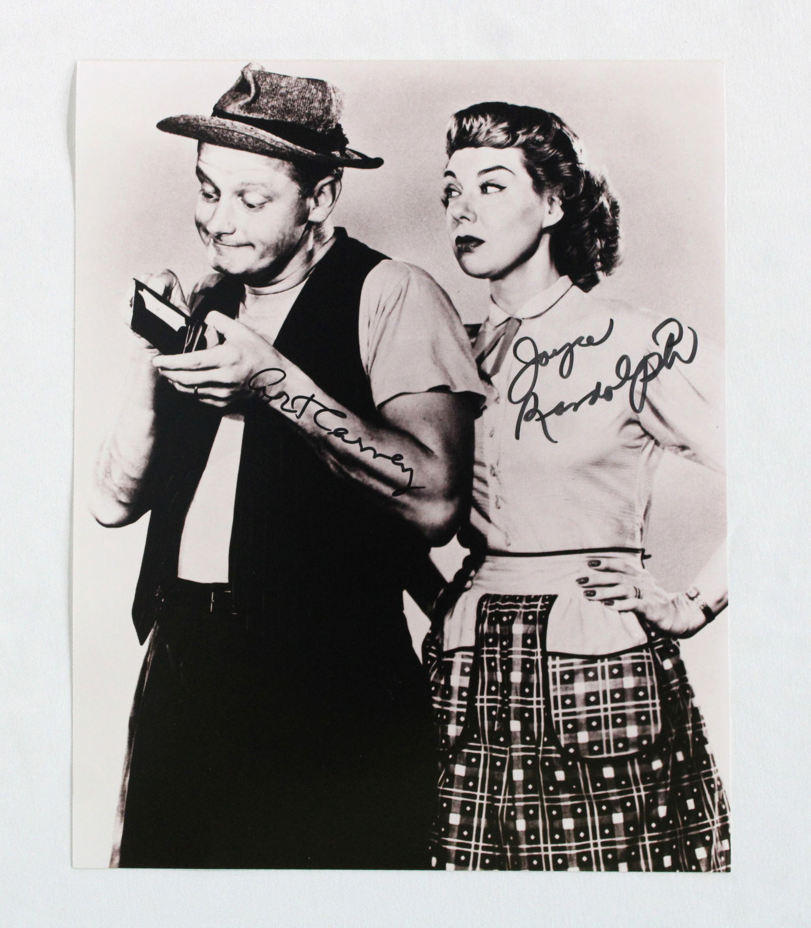 The Honeymooners Signed Photo Autographed by Art Carney and Joyce Randolph, Includes COA (1 of 2)