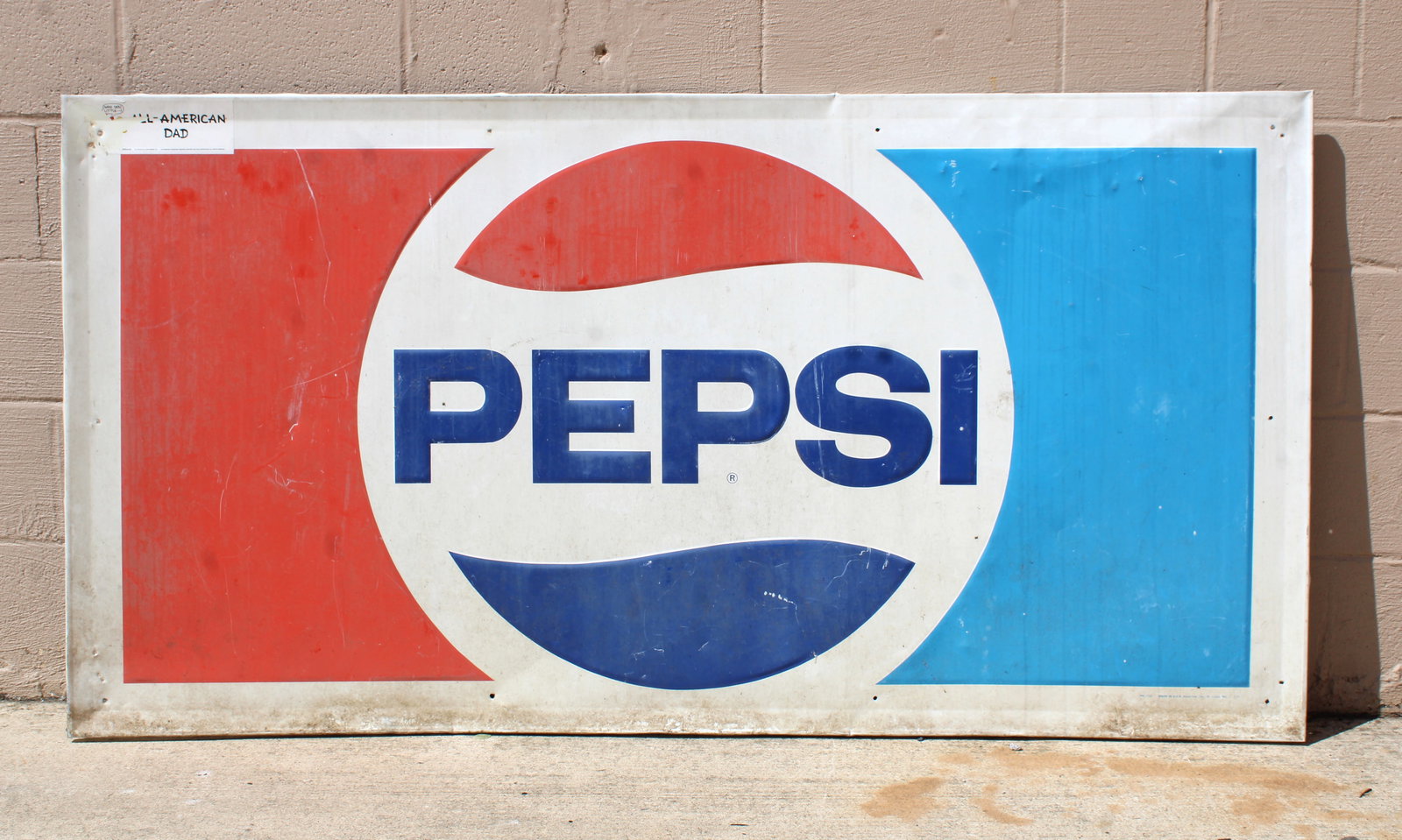 5.5 FT Pepsi Advertising Sign, Stout Sign Co. (1 of 2)