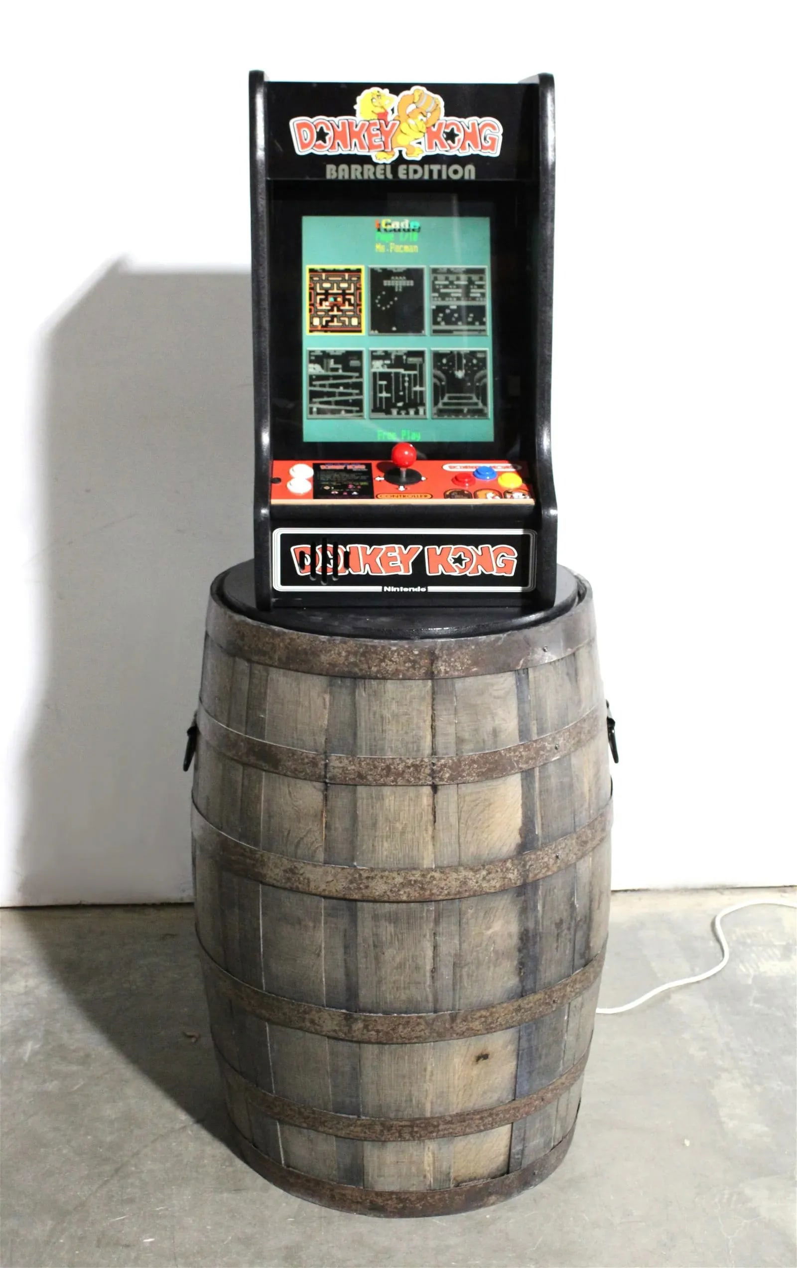 Donkey Kong Barrel Edition 60-in-1 Multicade Arcade Game, New Build (1 of 5)