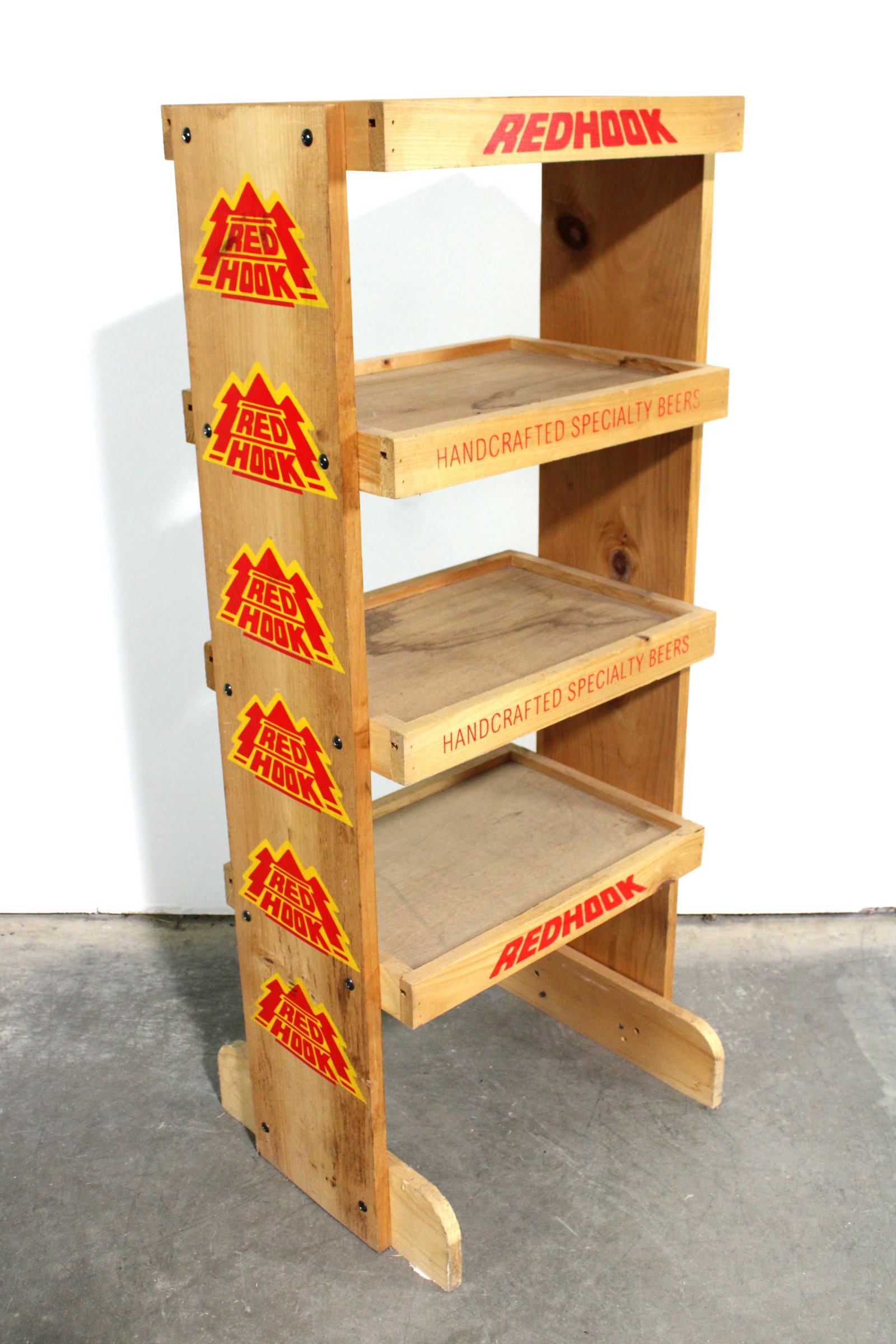 Red Hook Beer Wooden Display Shelf (1 of 2)
