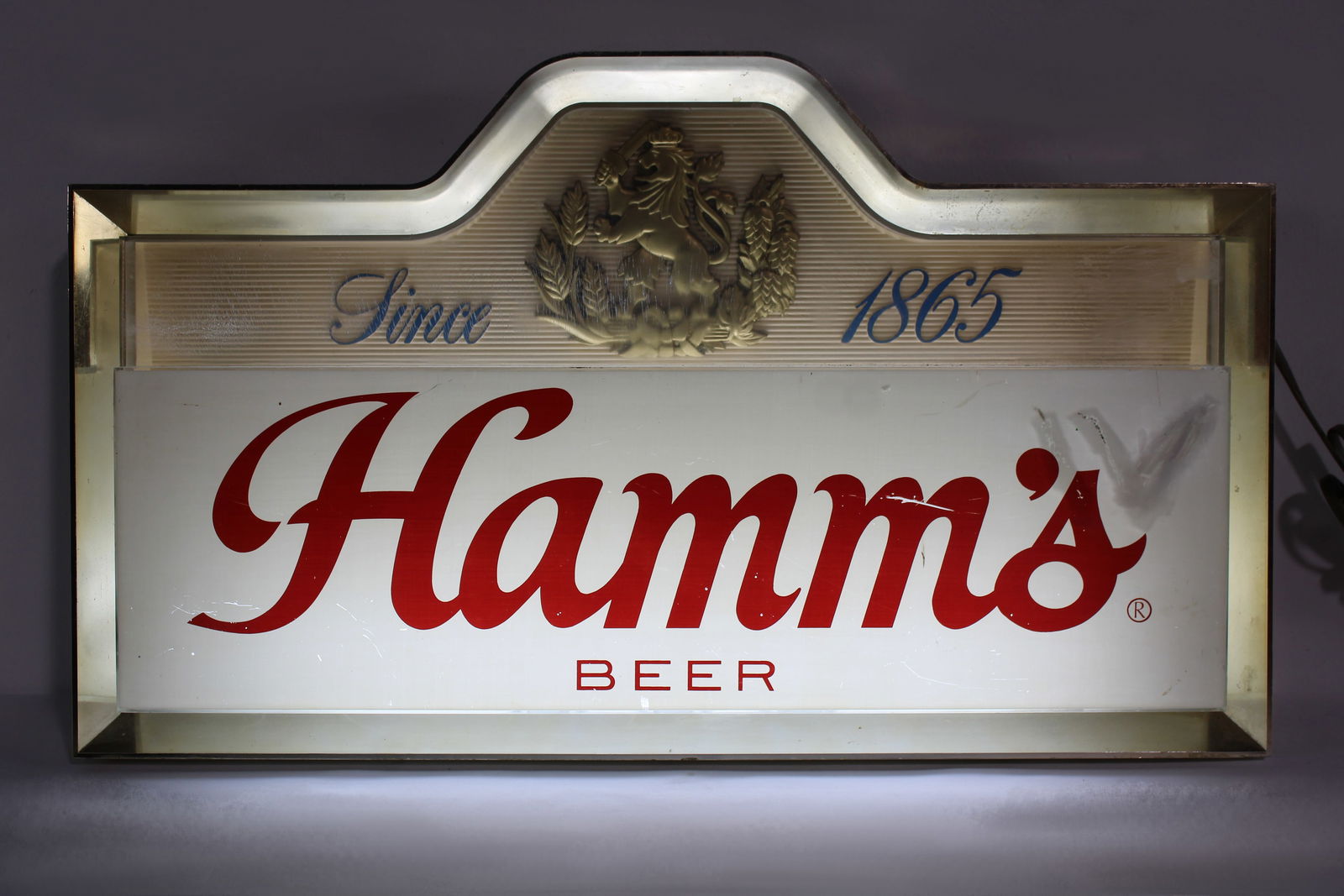 Hamm's Beer Light Up Sign (1 of 2)