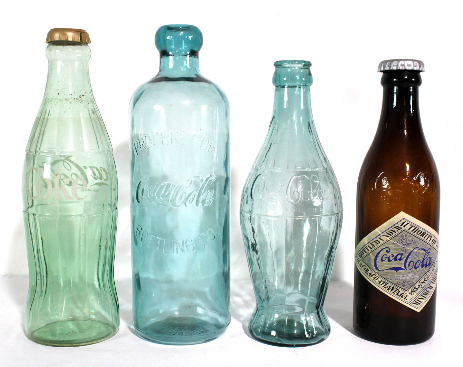 Oversized Glass Coca Cola Bottles, 1990s (1 of 2)