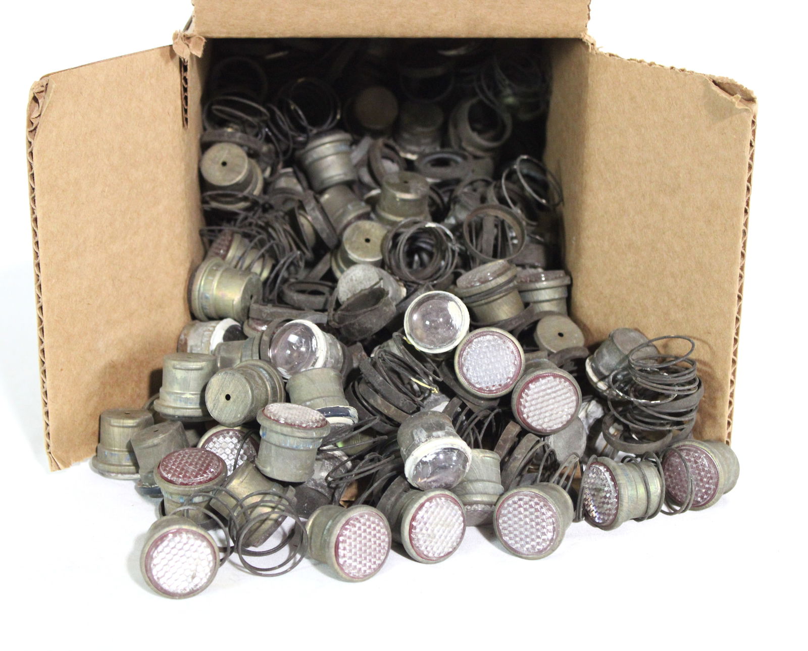 Reflective / Glass Cat Eyes, Lot 2: In-house shipping available. Dimensions of box: 6 x 6 x 6