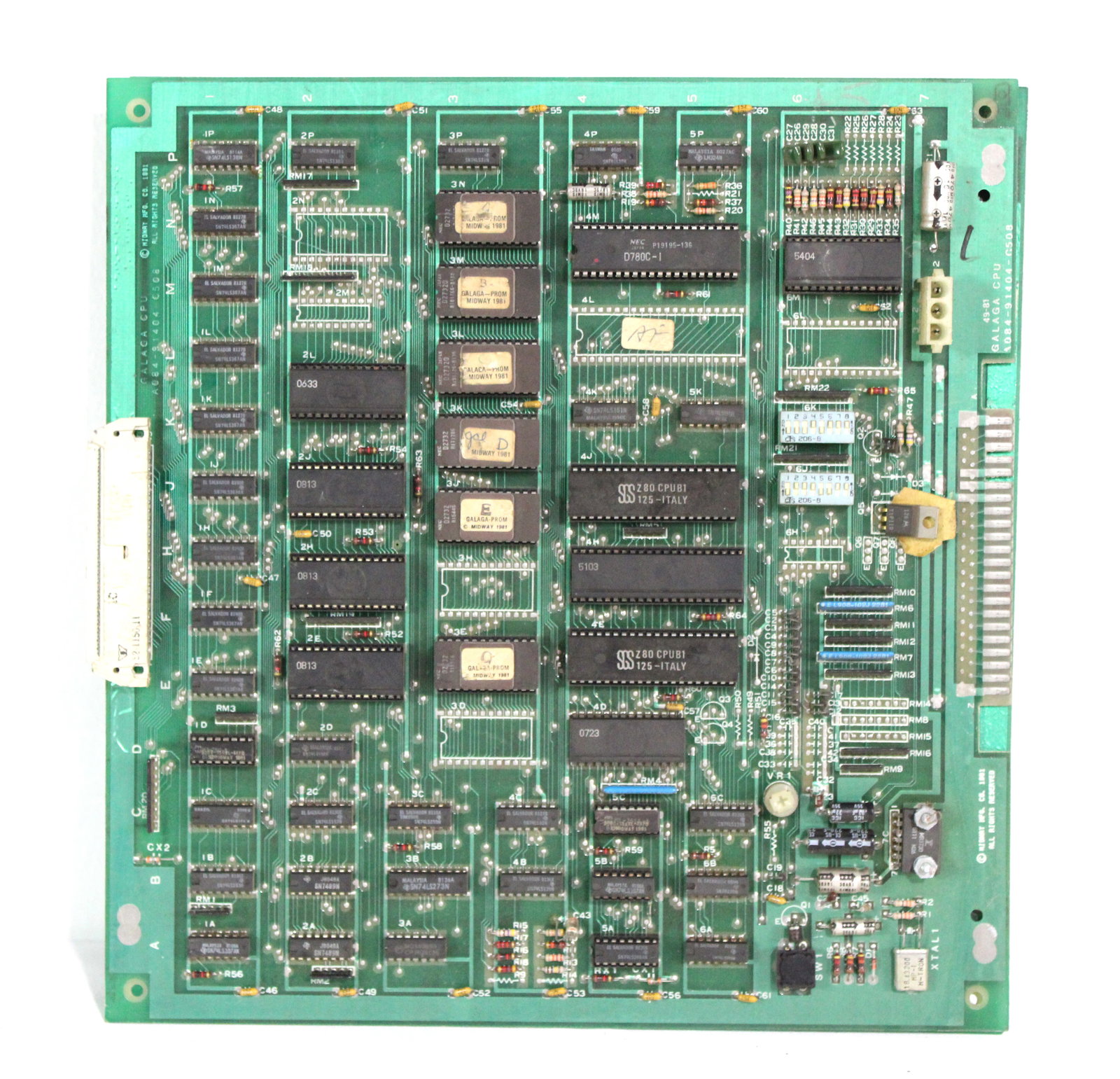 Bally Midway Galaga Arcade Game Board Set (1 of 2)