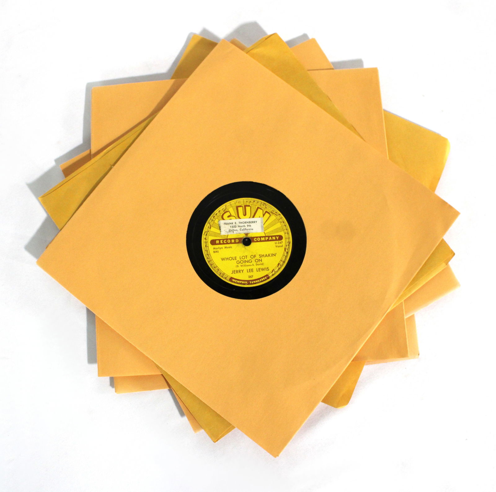 Jukebox 78rpm Records incl. Johnny Cash, Elvis, Jerry Lee Lewis (1 of 14)