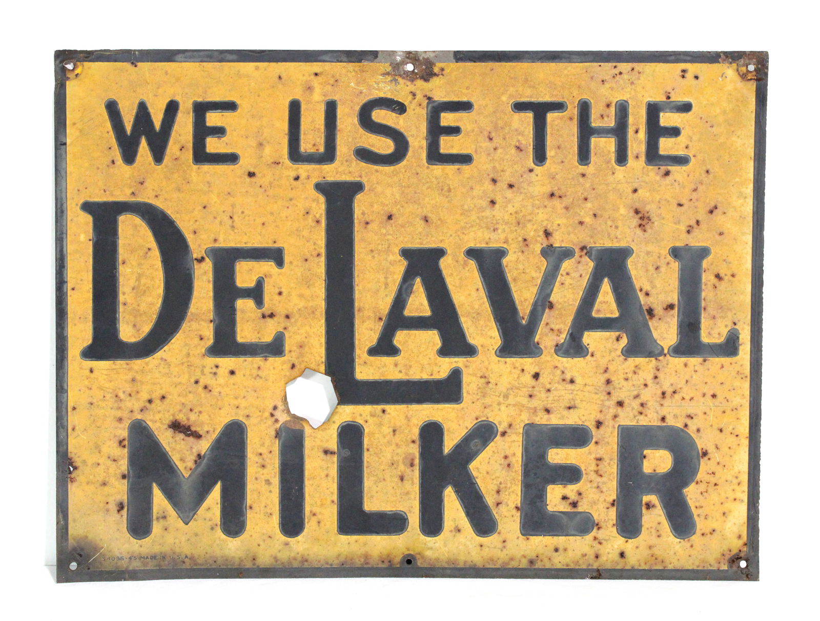 DeLaval Milker Embossed Tin Sign (1 of 3)