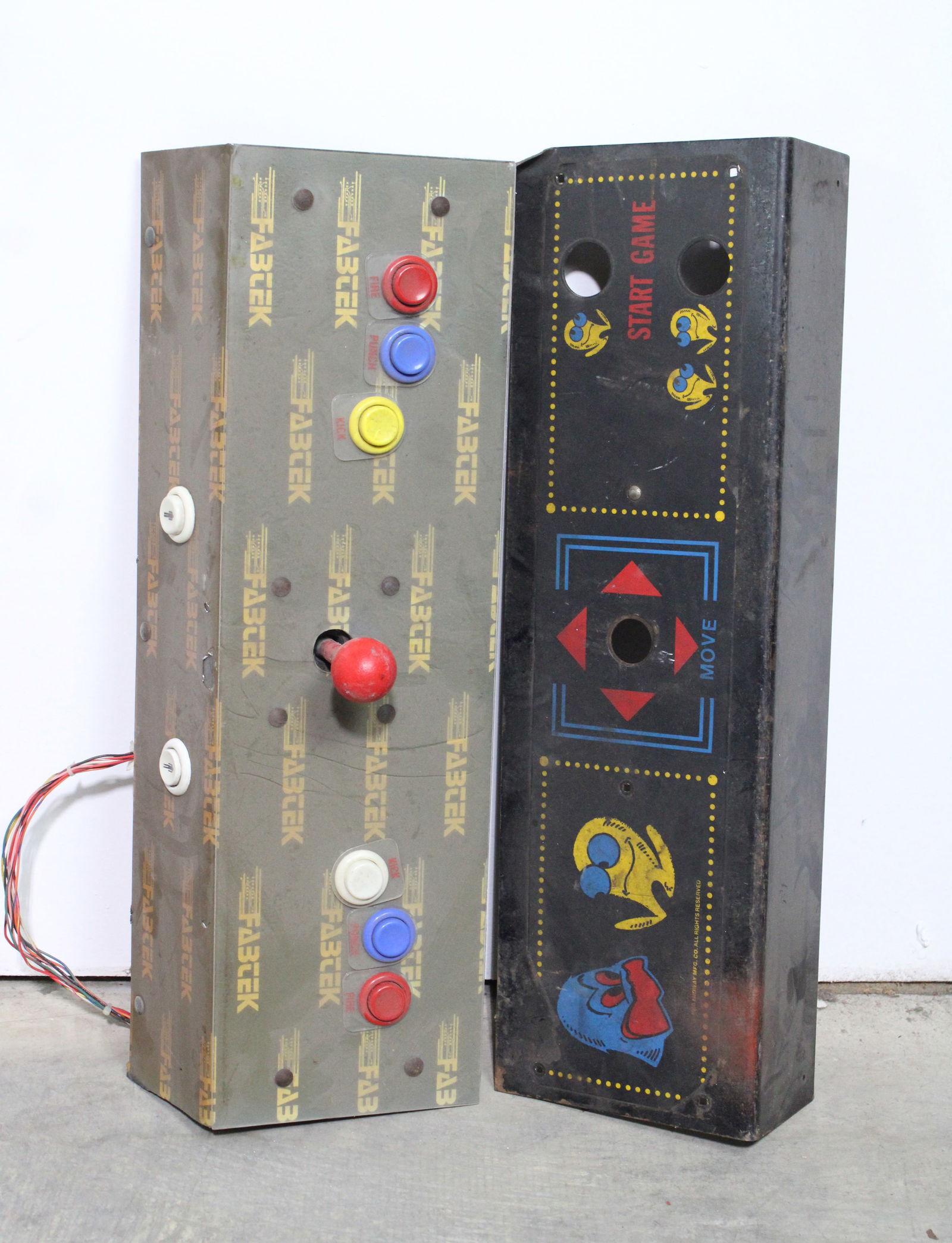 Arcade Control Panels Including Bally Pac-Man (1 of 2)