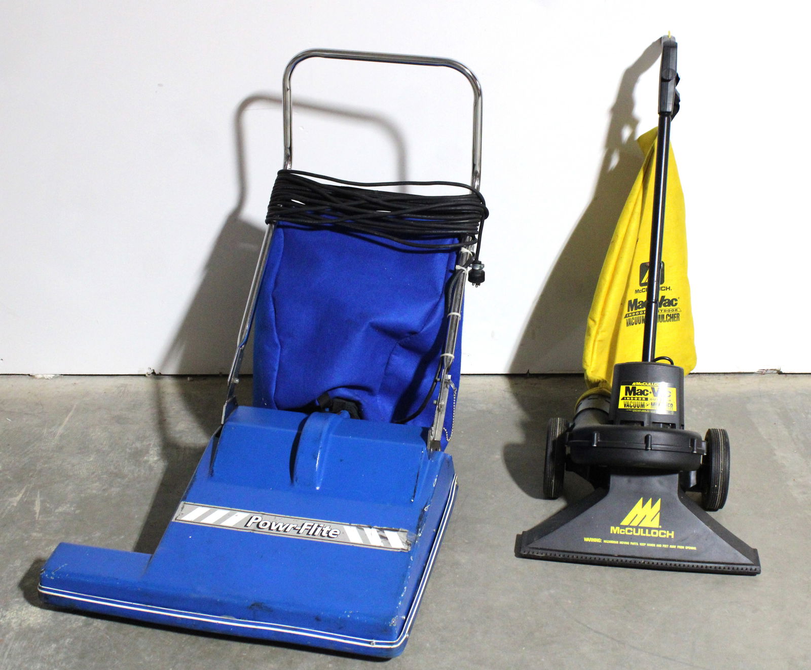 Mac-Vac Indoor/Outdoor Vacuum and Powr-Flite Carpet Sweeper (1 of 2)