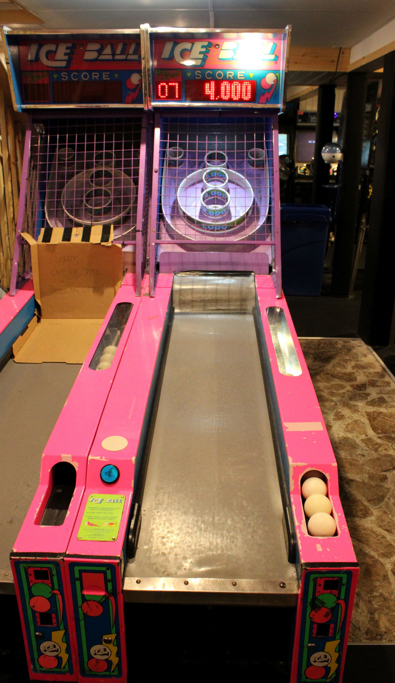 Ice Ball Skee Ball Arcade with 7 FT Lane, Lot 2 (1 of 2)