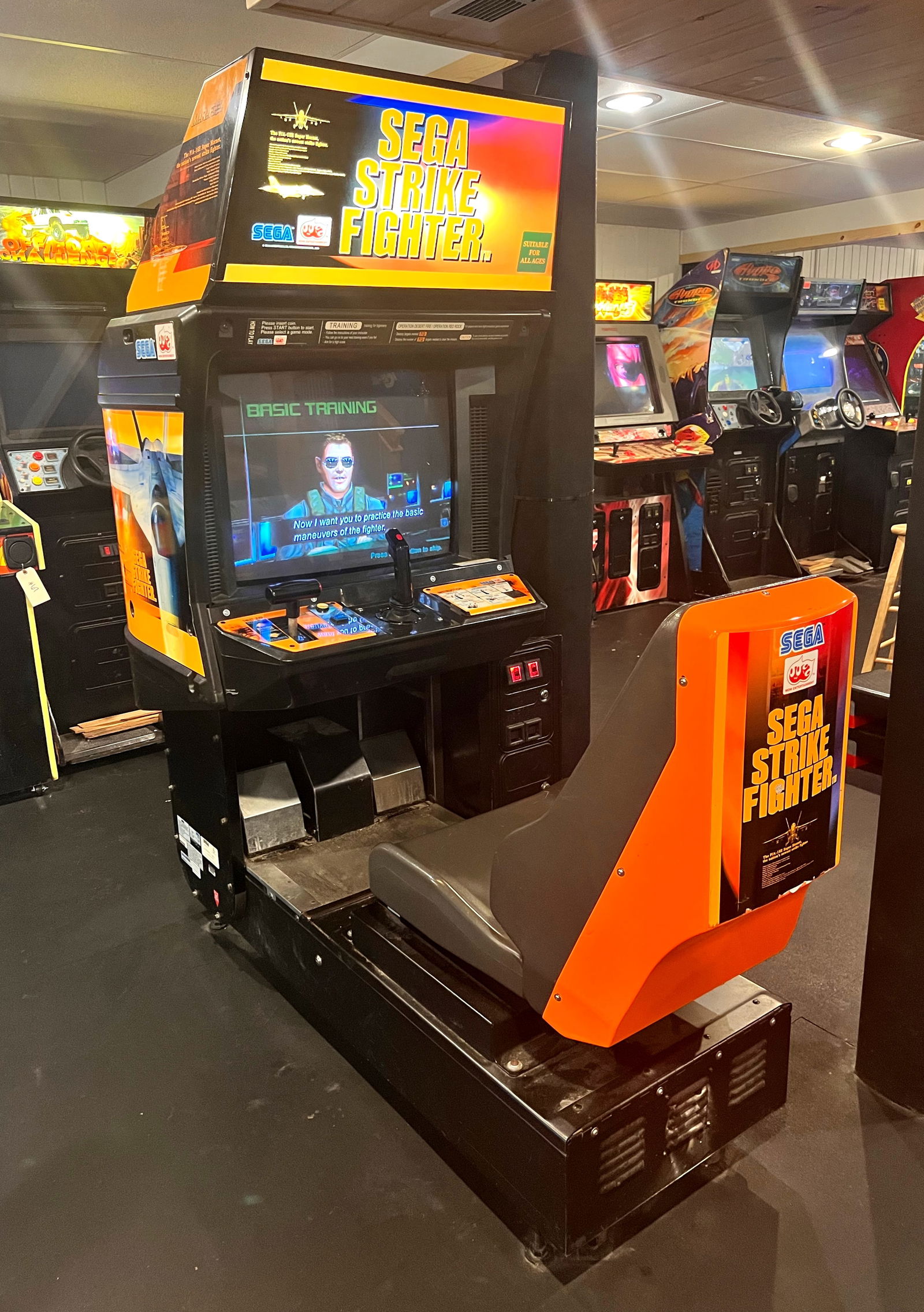 Sega Strike Fighter Sit Down Arcade Game (1 of 3)