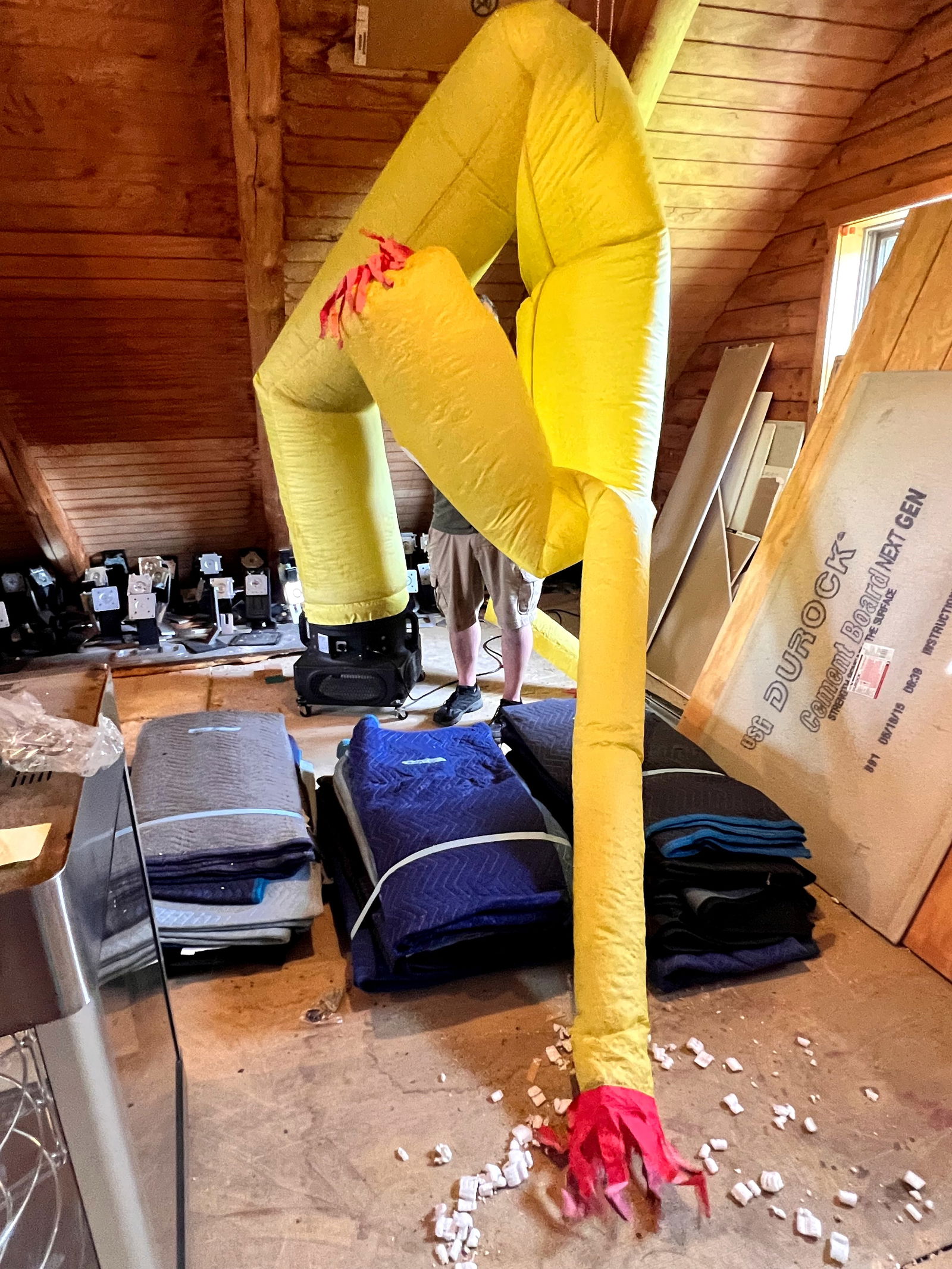 Air Dancer Inflatable Tube Man with Blower 1 HP (1 of 2)