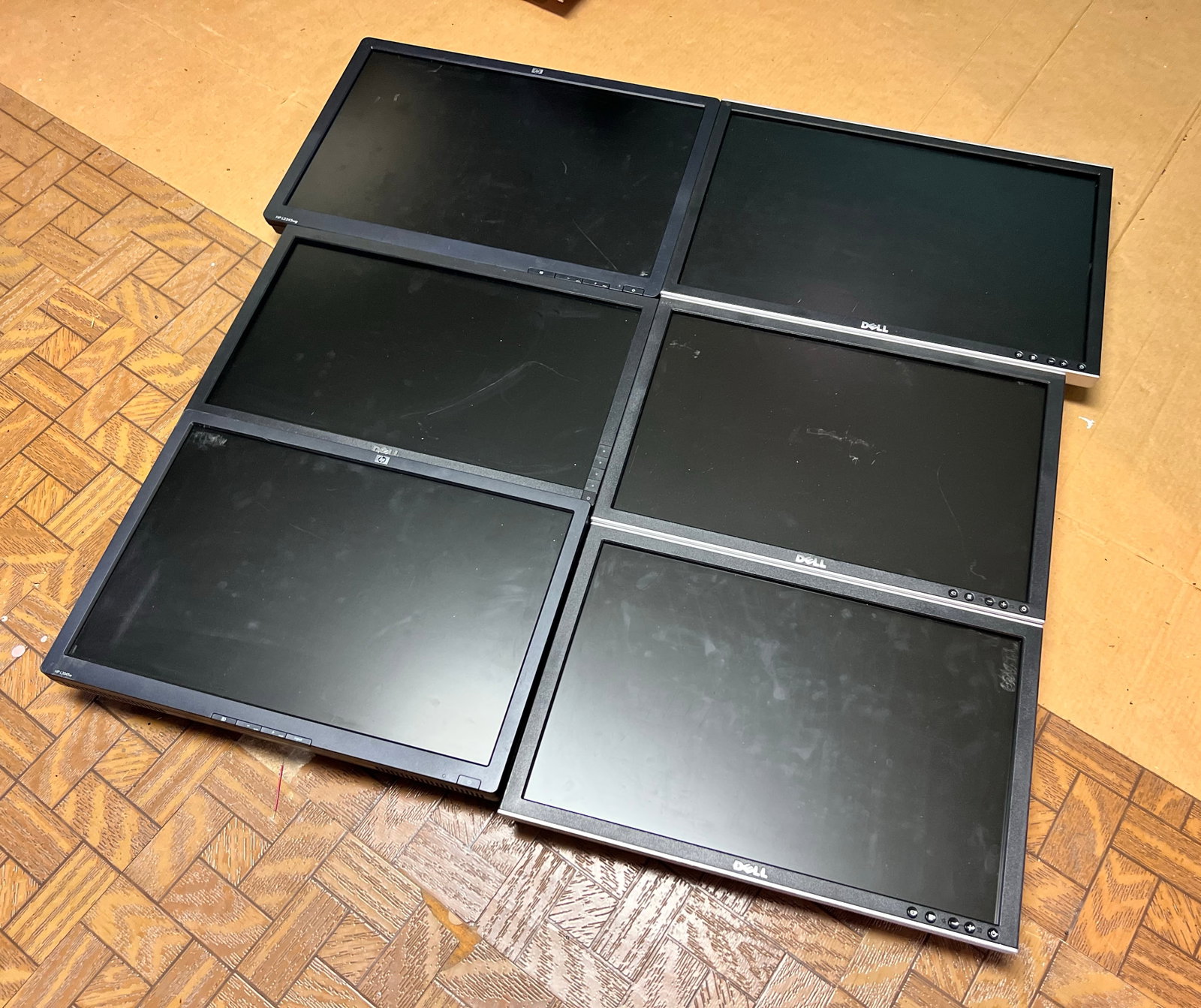 Six 20"- 22" Flat Screen Monitors for Arcade, Lot 6: Working. *This is a remote auction in McHenry, Maryland. Pickup or Third-party shipping is required on all items. A list of suggested shippers can be found in the terms of this auction and on our webs