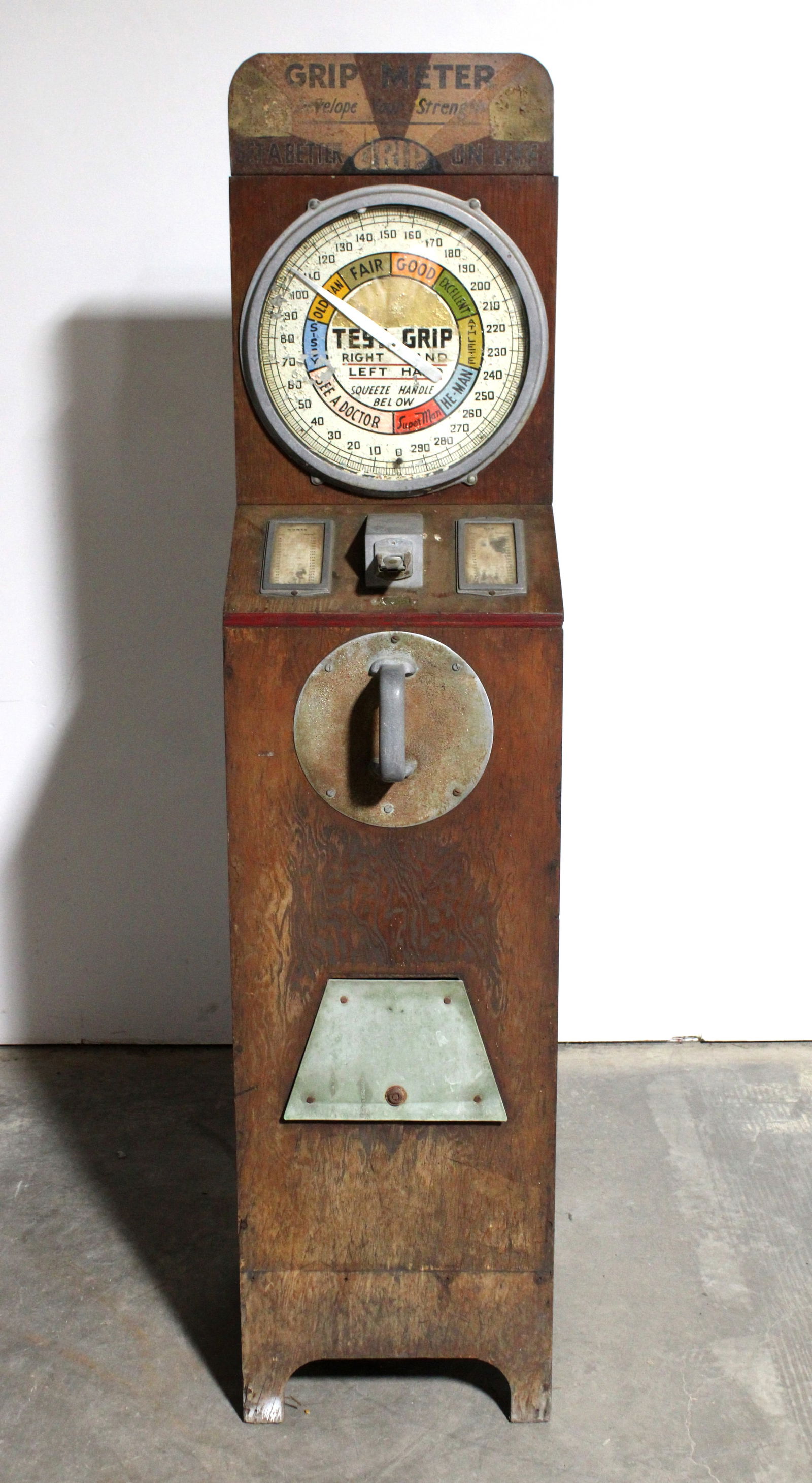 Coin Operated Grip Meter Strength Tester (1 of 5)