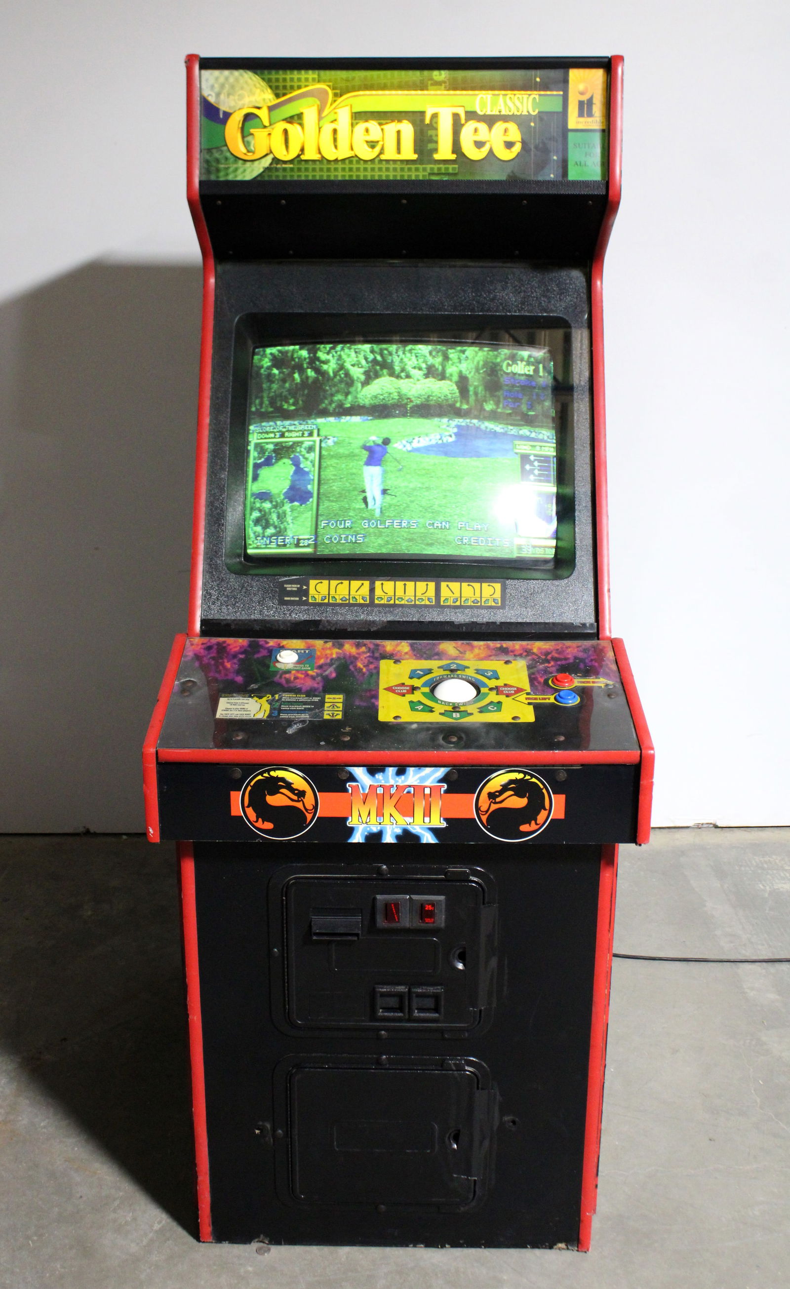 IT Golden Tee Classic Arcade Game in MKII Cabinet (1 of 3)