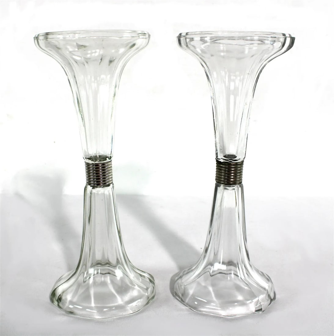 Pair of Glass Antique Department Store Risers (1 of 2)