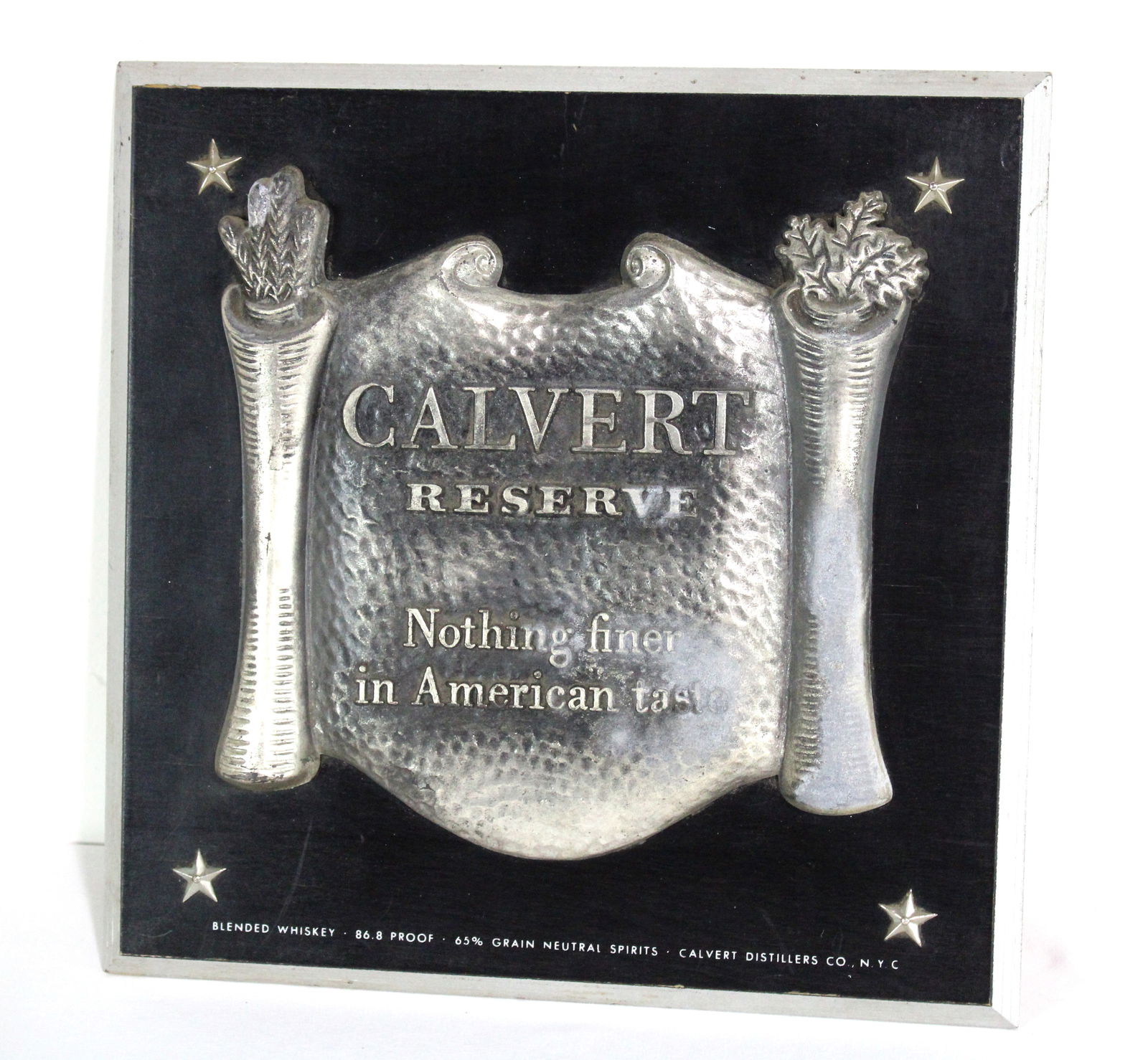 Calvert Whiskey Plaque Sign (1 of 2)