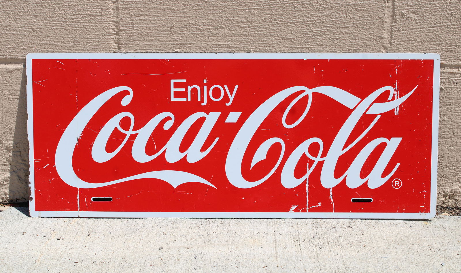 Coca Cola Rack Top Sign (1 of 1)