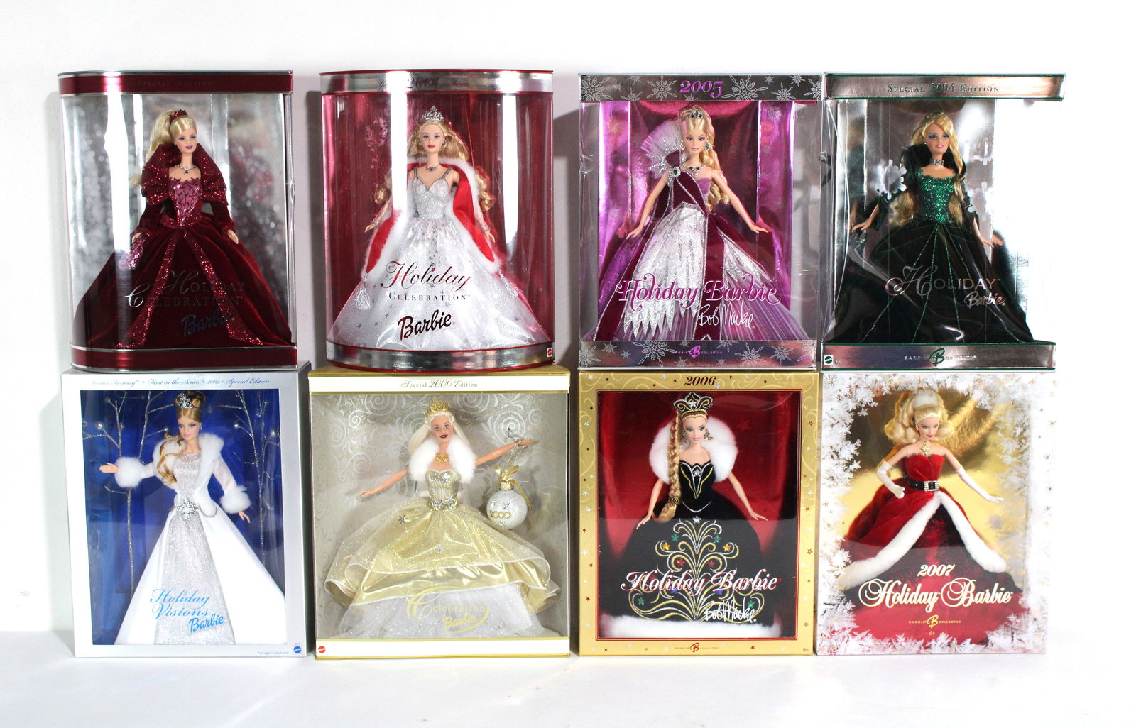 Holiday Barbies in Box incl. Bob Mackie Design, Lot 2 (1 of 1)
