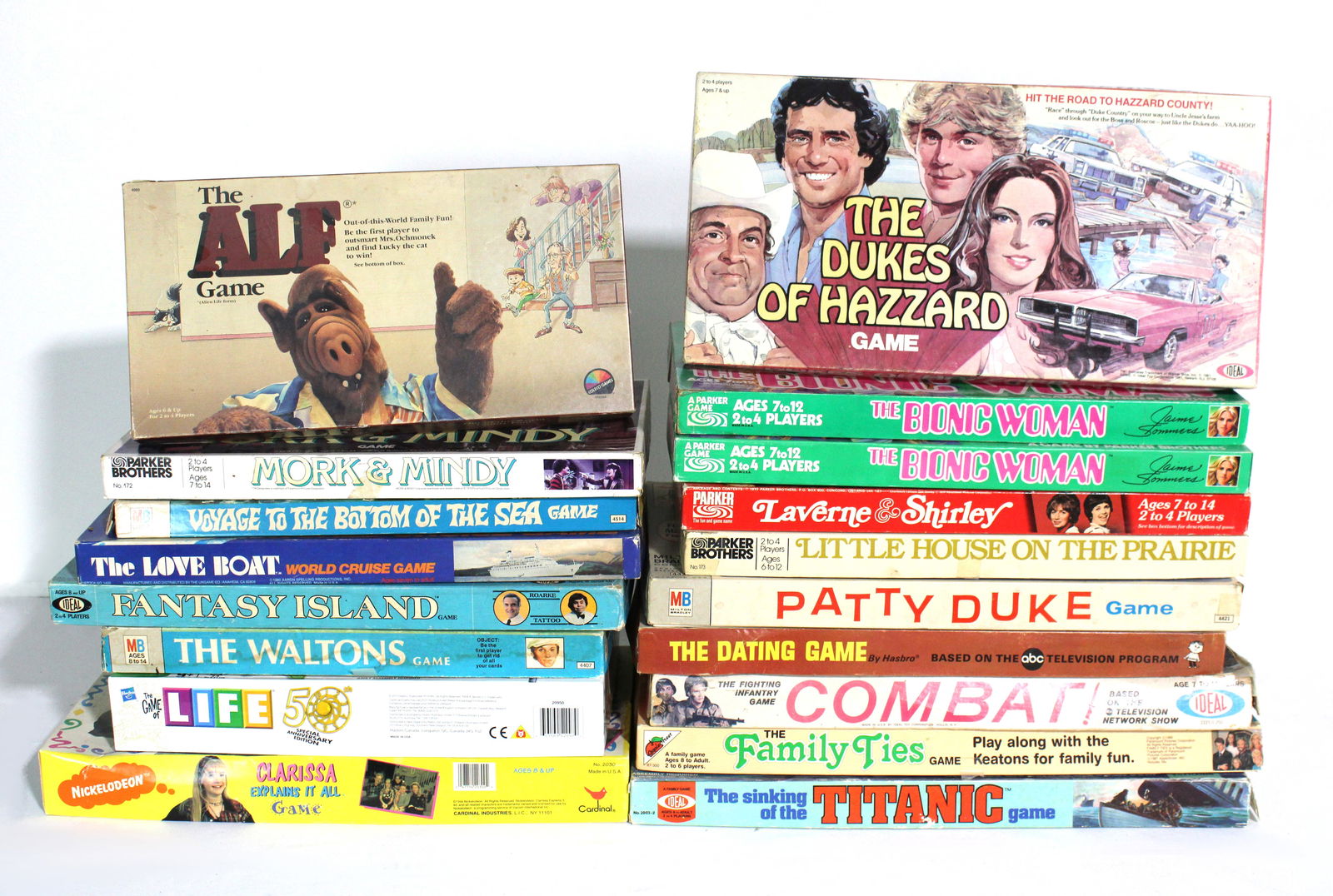 Vintage Board Games incl. Ideal Dukes of Hazard and Titanic (1 of 1)