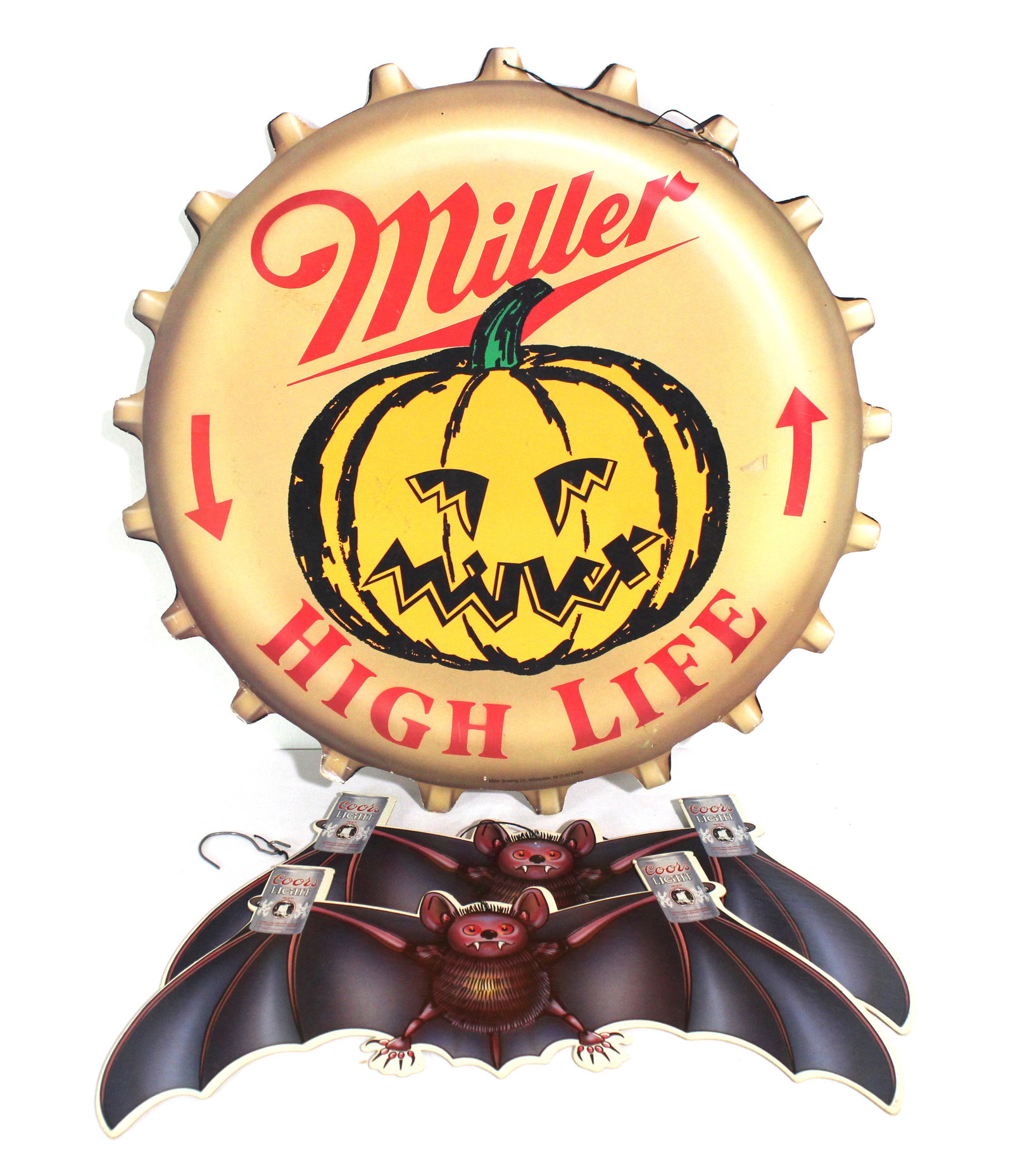 Miller / Coors Light Beer Hanging Halloween Decorations (1 of 1)