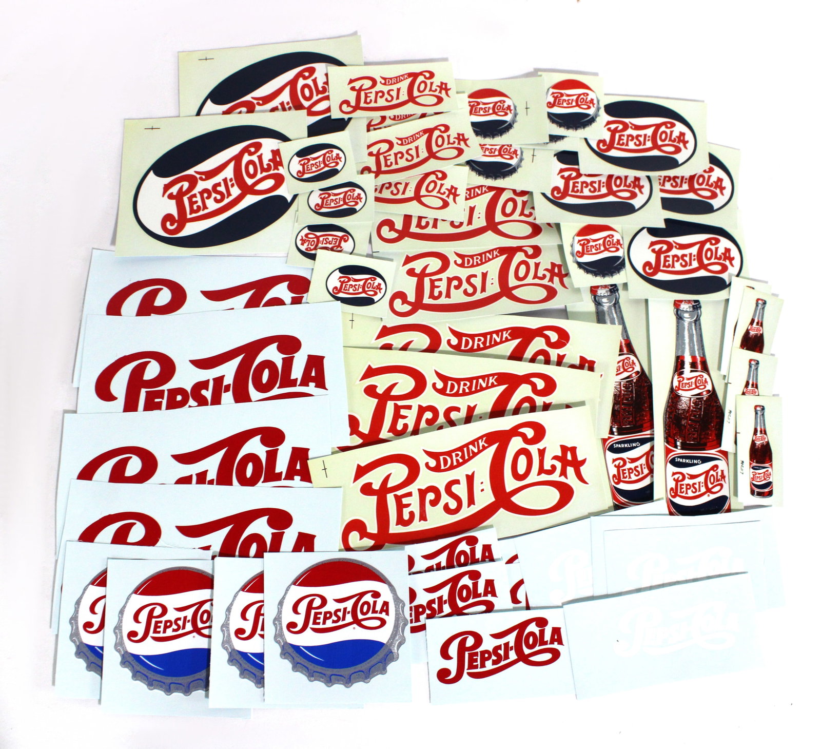 Assorted Pepsi Decals: In-house shipping available.