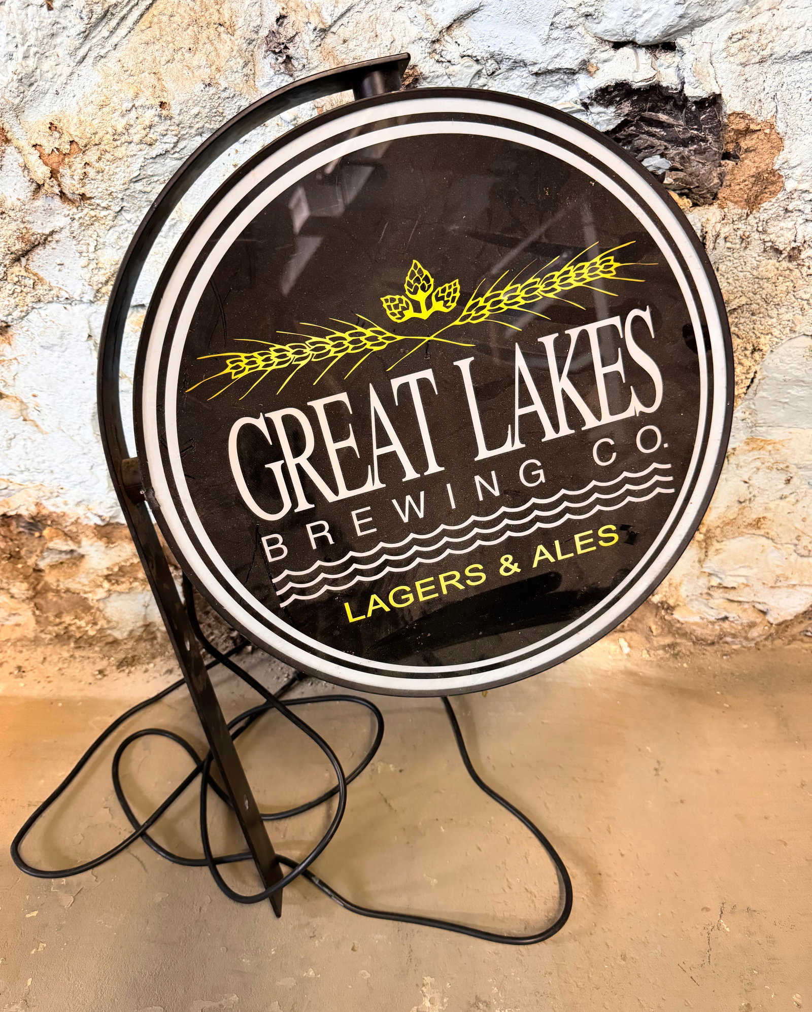 Great Lakes Brewing Beer Advertising Sign: *This is a remote auction in Hagerstown, Maryland. Pickup or third-party shipping is required on all items. A list of suggested shippers can be found on our website. All items must be picked up on Fri