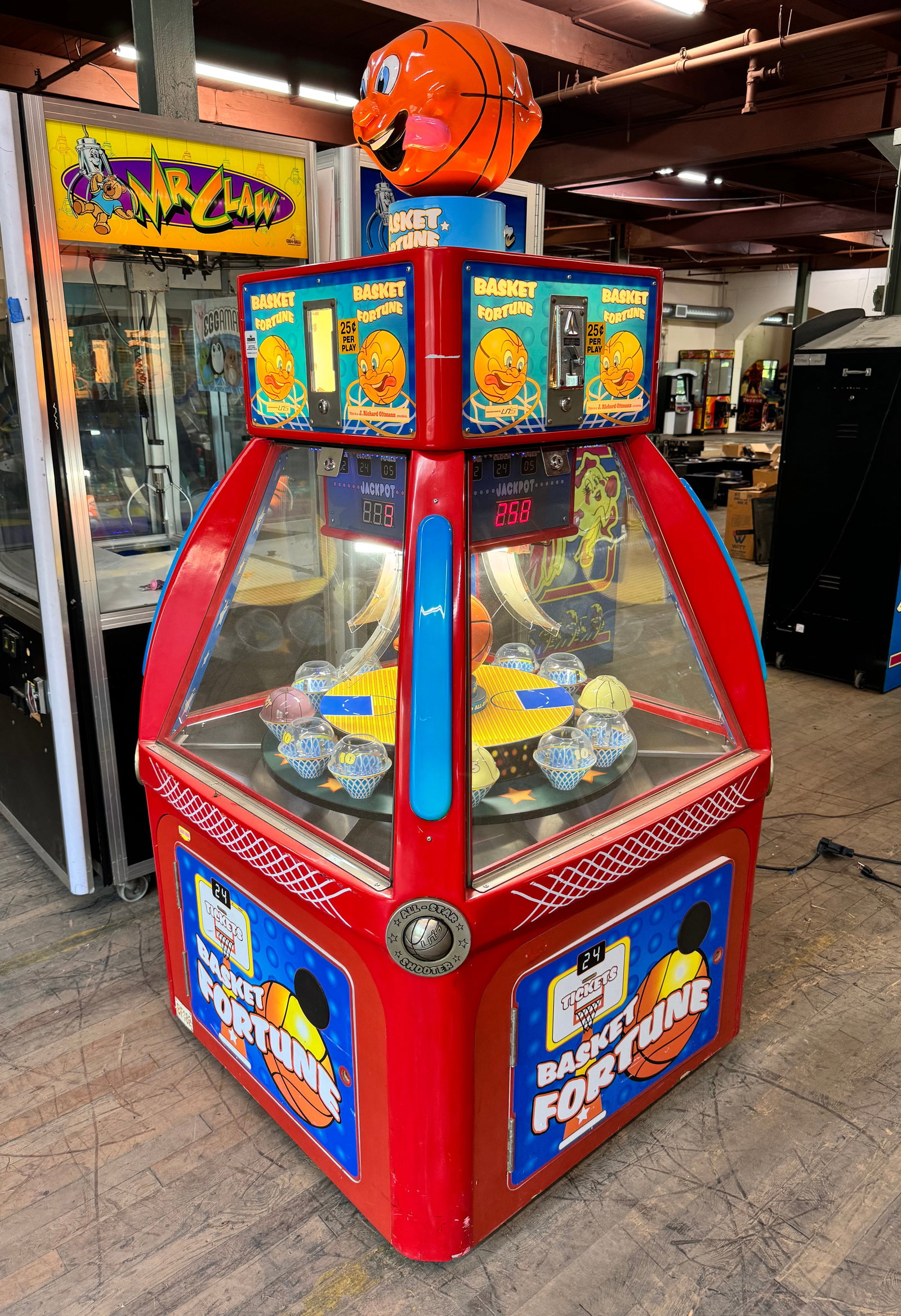 Basket Fortune Ticket Arcade Game (1 of 4)