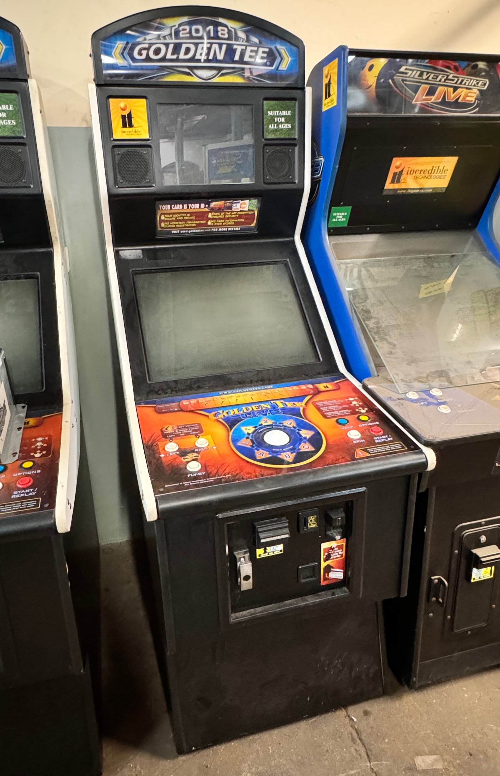 Golden Tee Arcade Game Cabinet with Monitor (1 of 1)