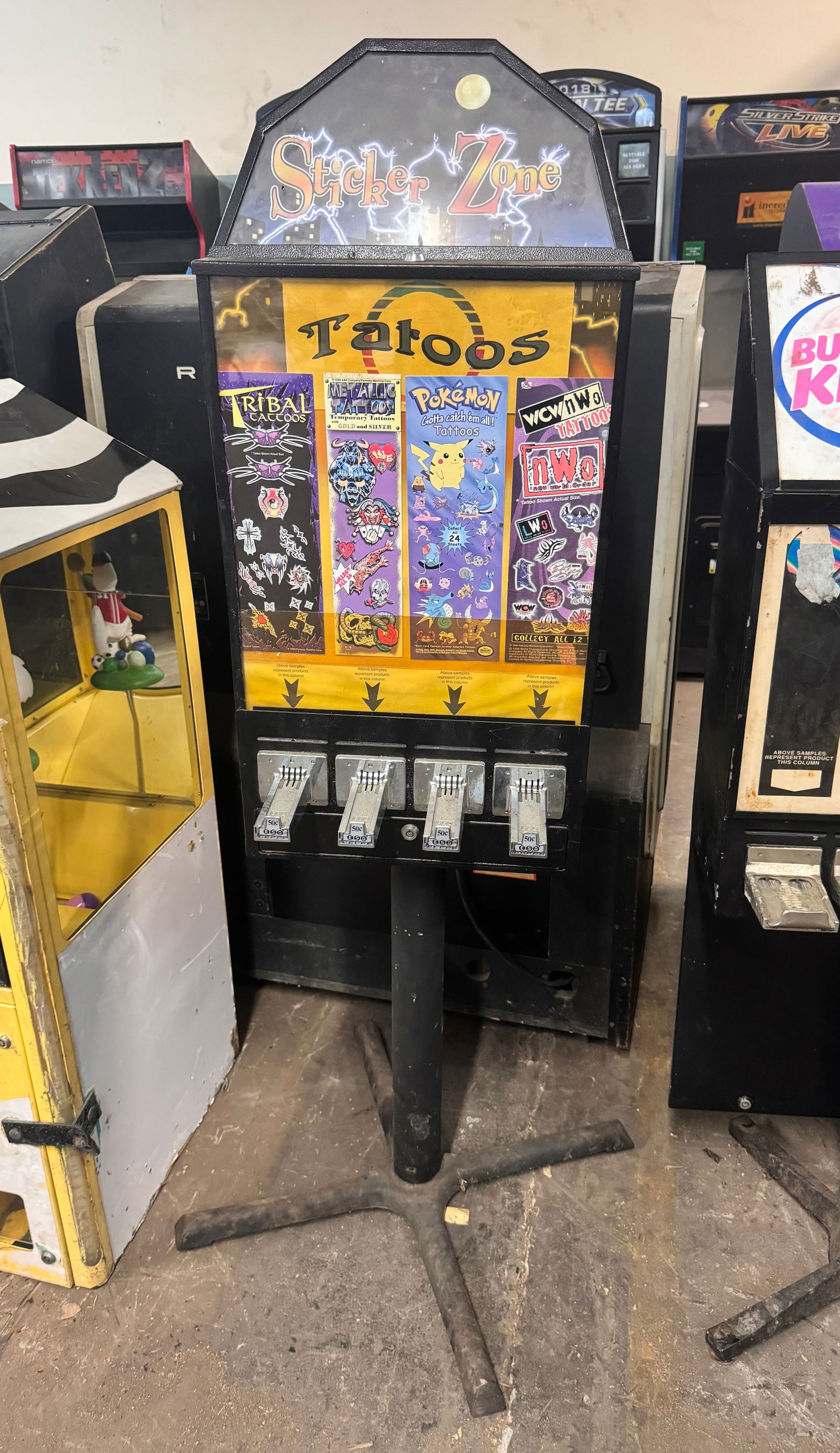 Sticker Zone Tattoos Vending Machine (1 of 1)