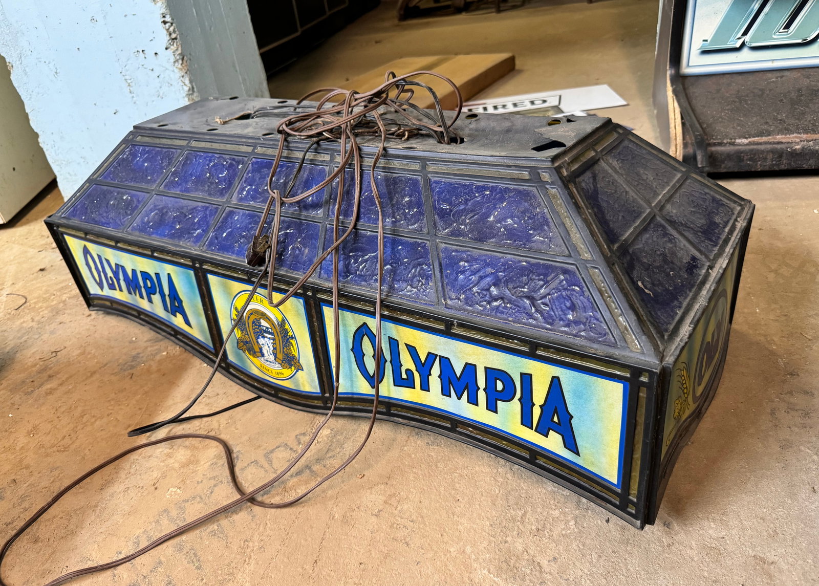 Olympia Beer Pool Table Light (1 of 2)