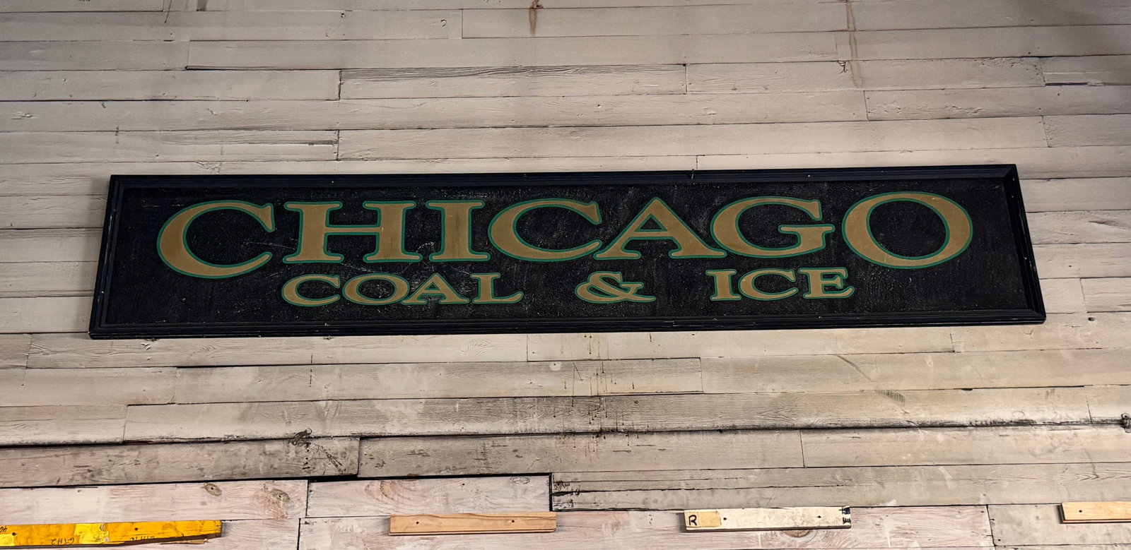 Chicago Coal & Ice Sign from Uno's Pizzeria: *This is a remote auction in Hagerstown, Maryland. Pickup or third-party shipping is required on all items. A list of suggested shippers can be found on our website. All items must be picked up on Fri