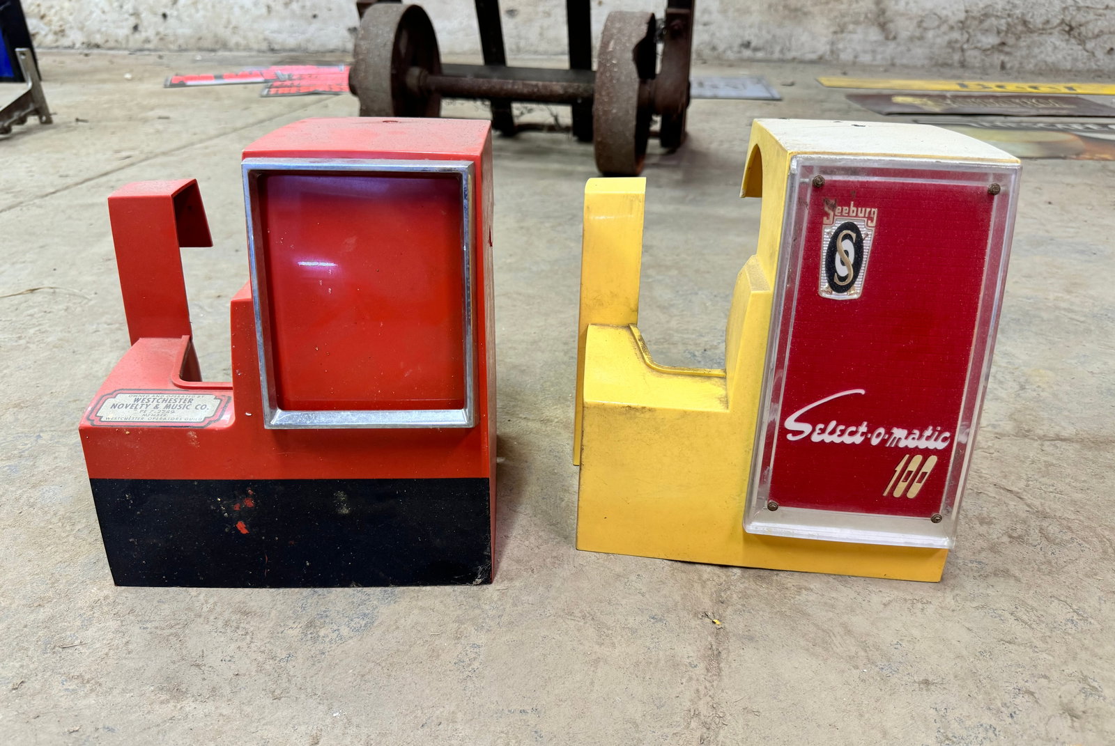 Seeburg Jukebox Mech Covers (1 of 2)