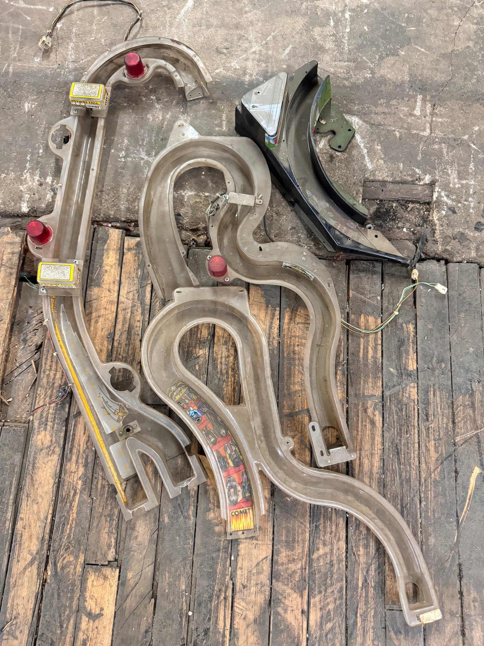 Pinball Ramps incl. Taxi and Comet: *This is a remote auction in Hagerstown, Maryland. Pickup or third-party shipping is required on all items. A list of suggested shippers can be found on our website. All items must be picked up on Fri