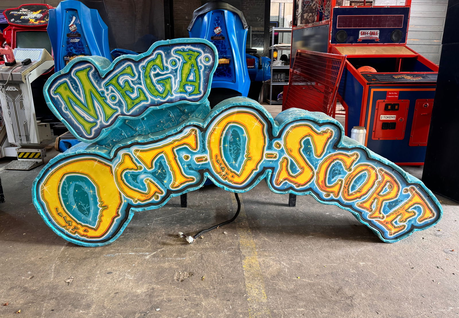 Mega Oct-O-Score Arcade Game Header (1 of 2)