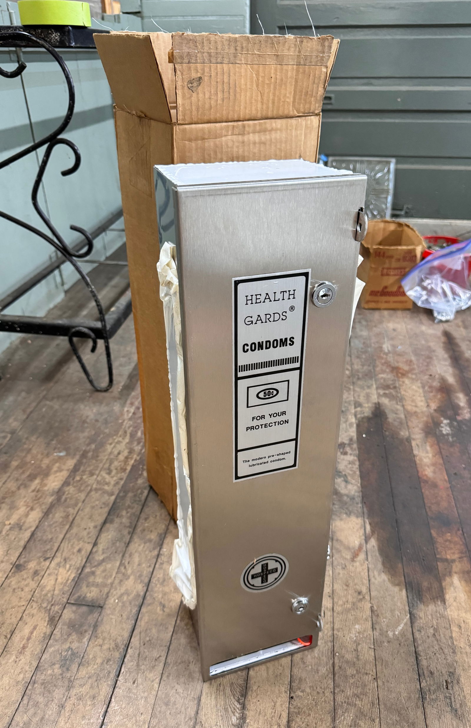 NOS Condom Wall Dispenser (1 of 1)