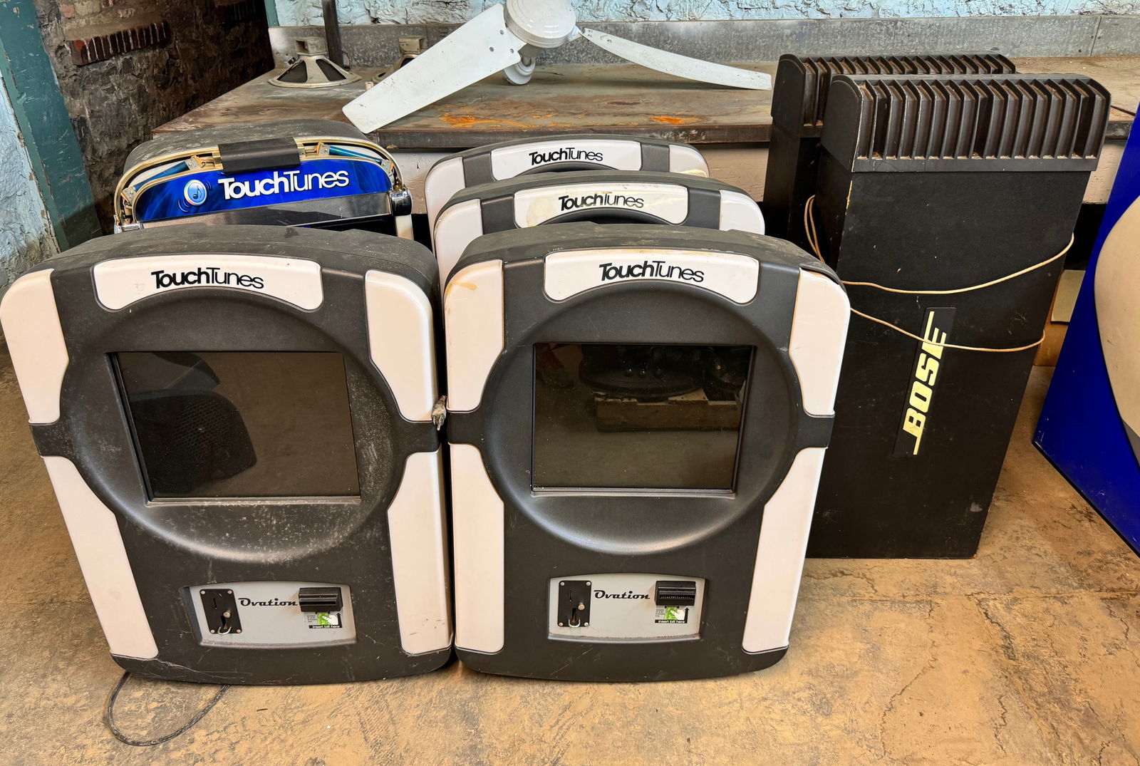 Five Touchtunes Internet Jukeboxes and Two Bose Self Powered Subwoofers (1 of 1)