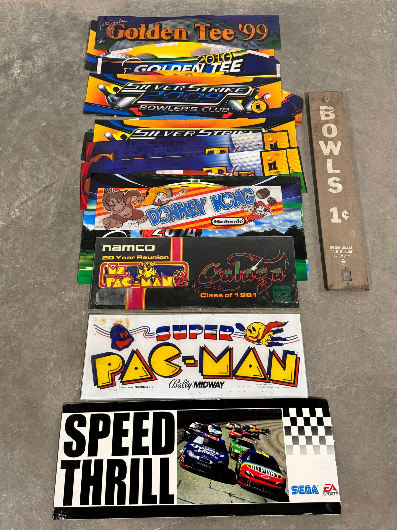Arcade Headers incl. Super Pac-Man and Golden Tee (1 of 1)