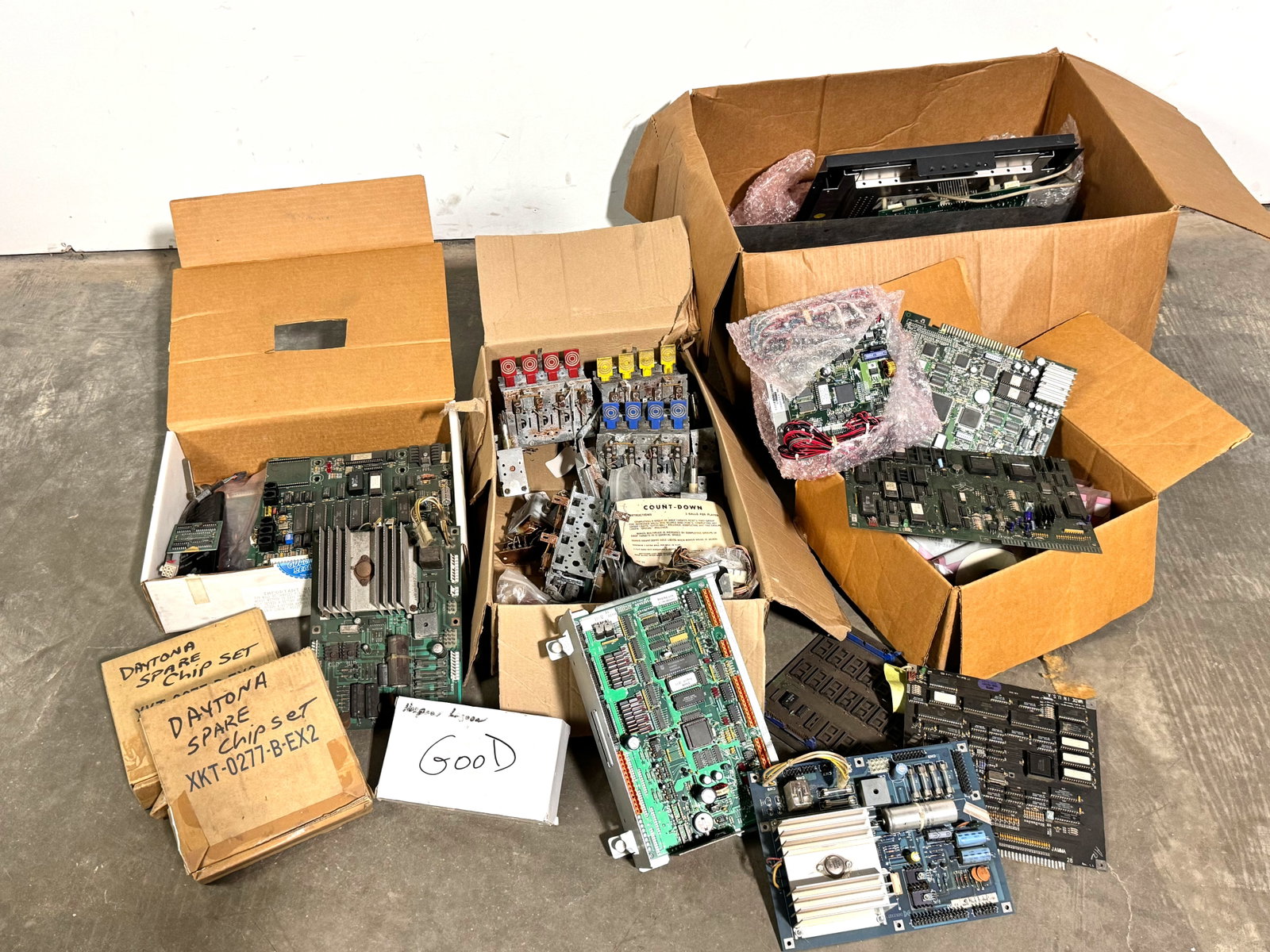 Arcade and Pinball Parts: *This is a remote auction in Hagerstown, Maryland. Pickup or third-party shipping is required on all items. A list of suggested shippers can be found on our website. All items must be picked up on Fri