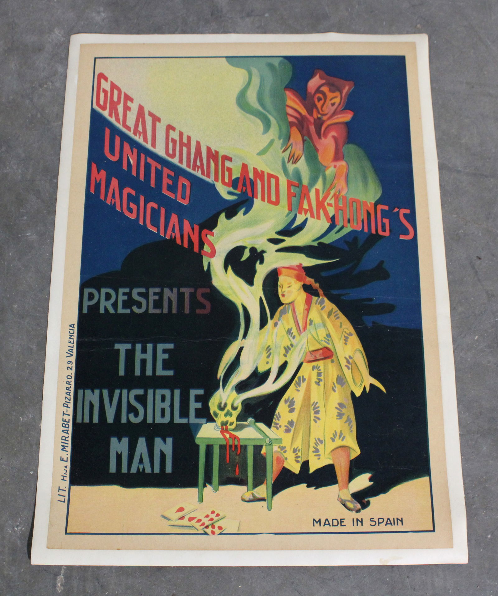Ghang and Fa-Hong's United Magicians Present "The Invisible Man" Poster (1 of 1)