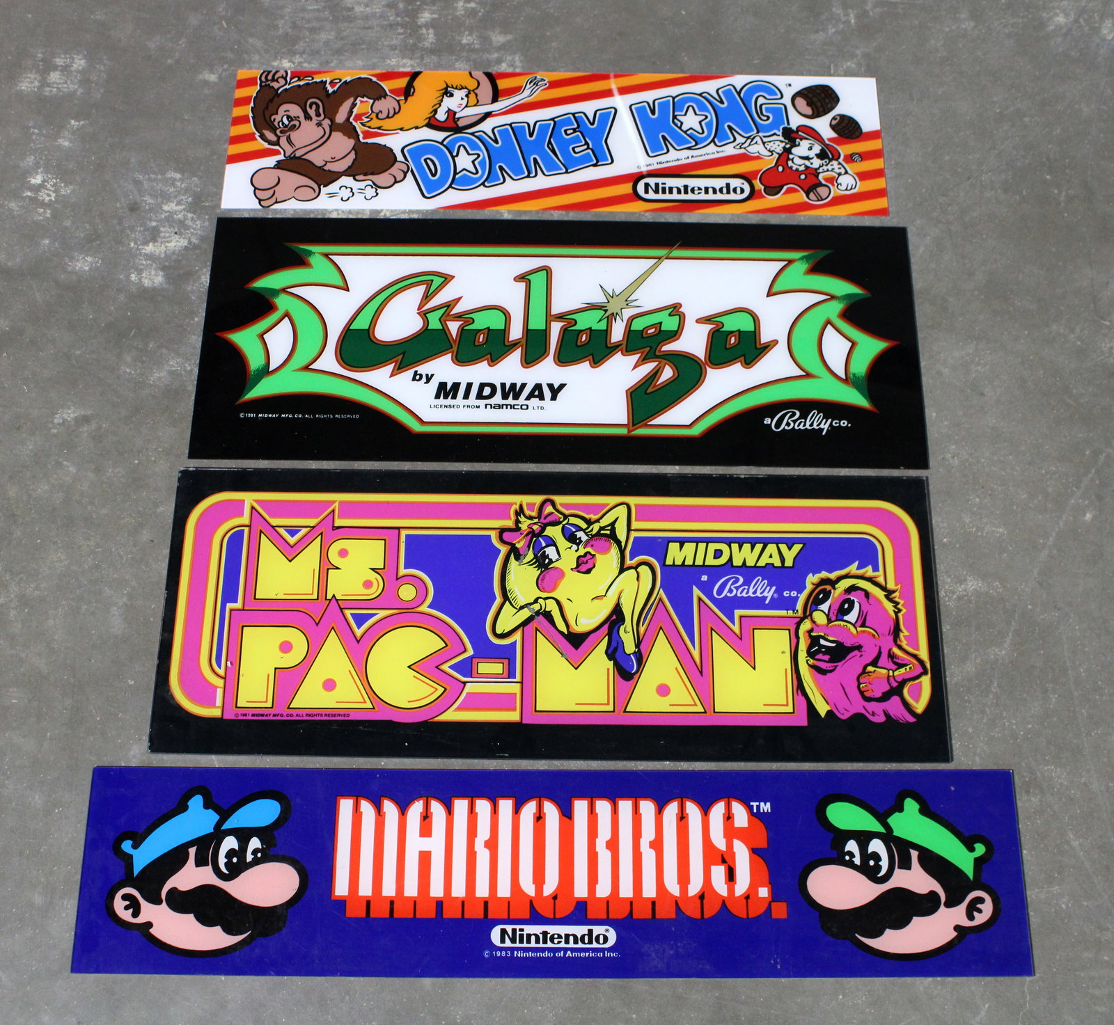 Arcade Headers incl. Galaga, Donkey Kong and Ms. Pac-Man (1 of 1)