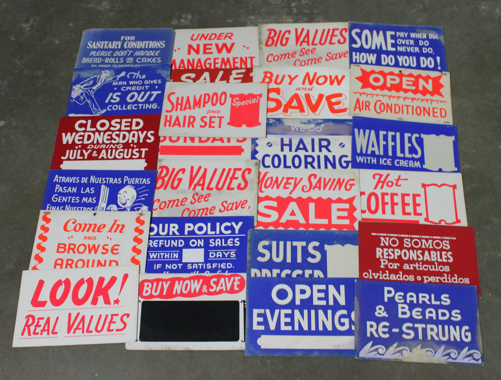 Vintage Store Display Signs (1 of 1)